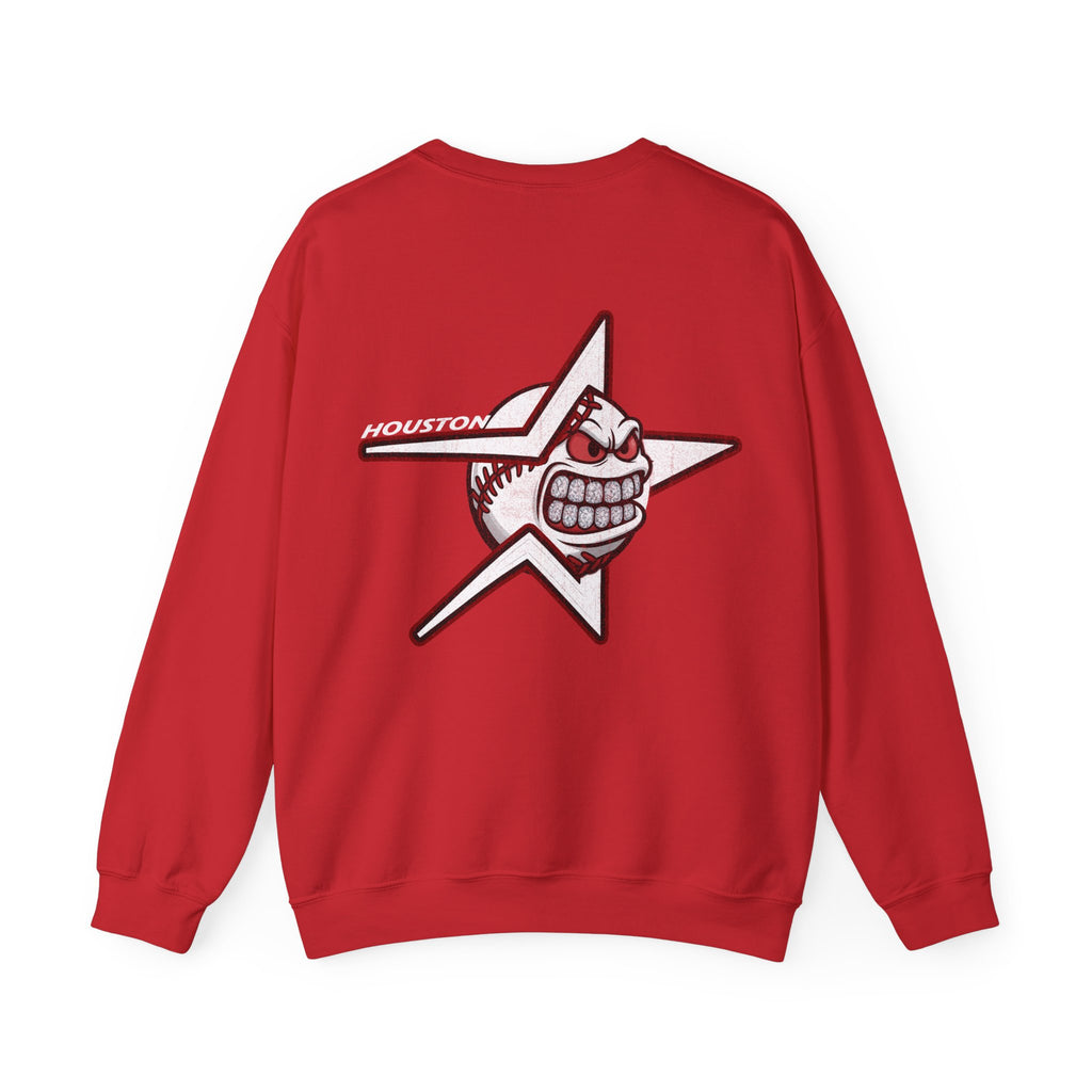 HOUSTON MADE BALL CREWNECK SWEATER