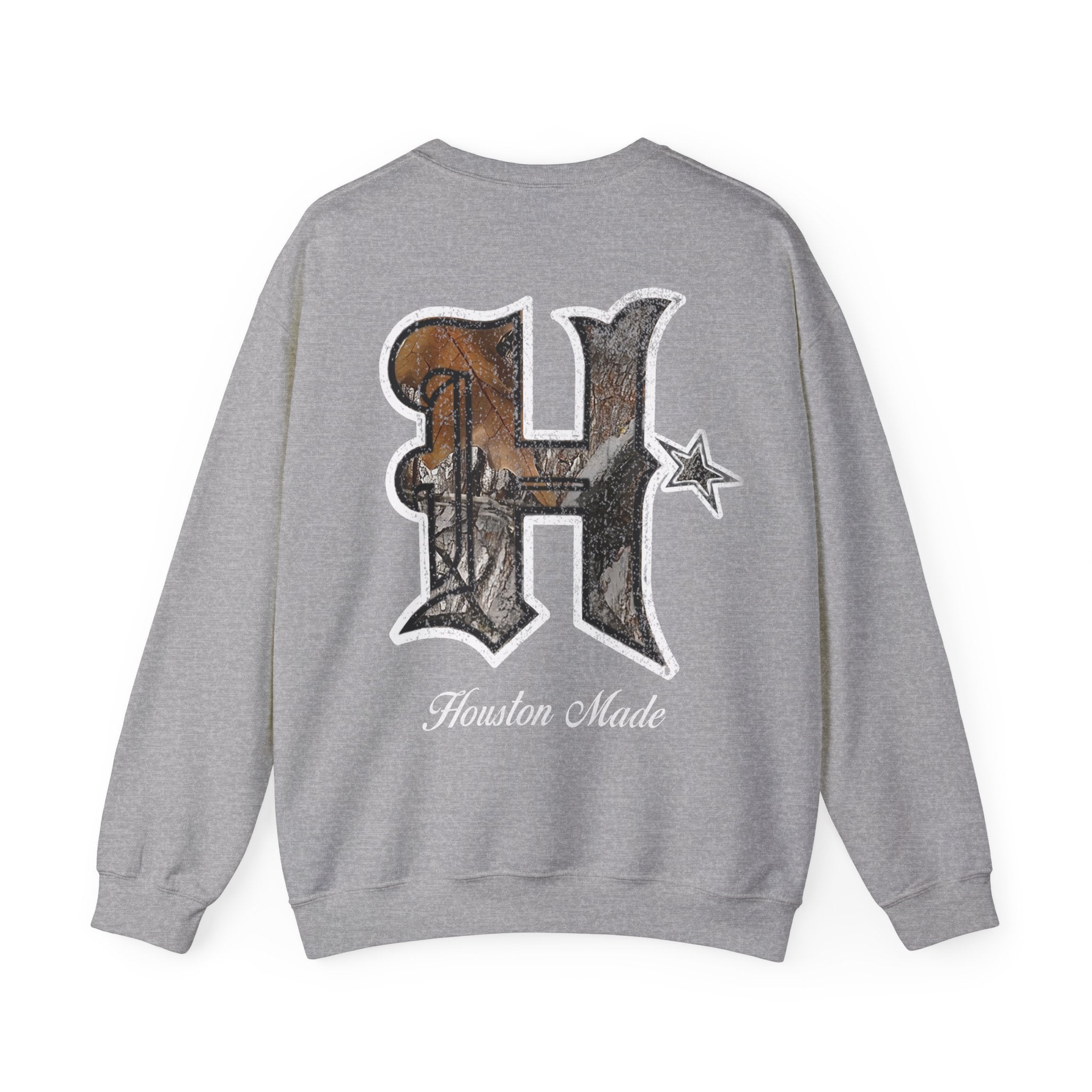 CAMO HTOWN MADE CREWNECK SWEATER
