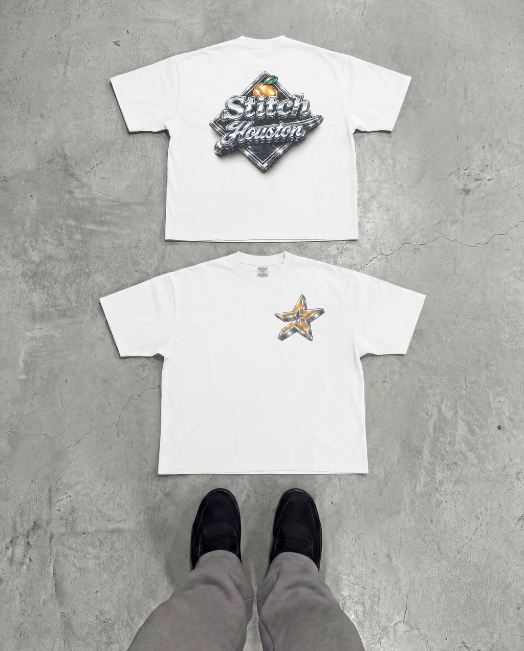 STITCH HOUSTON MINUTE MADE HEAVYWEIGHT SHAKAWEAR TEE
