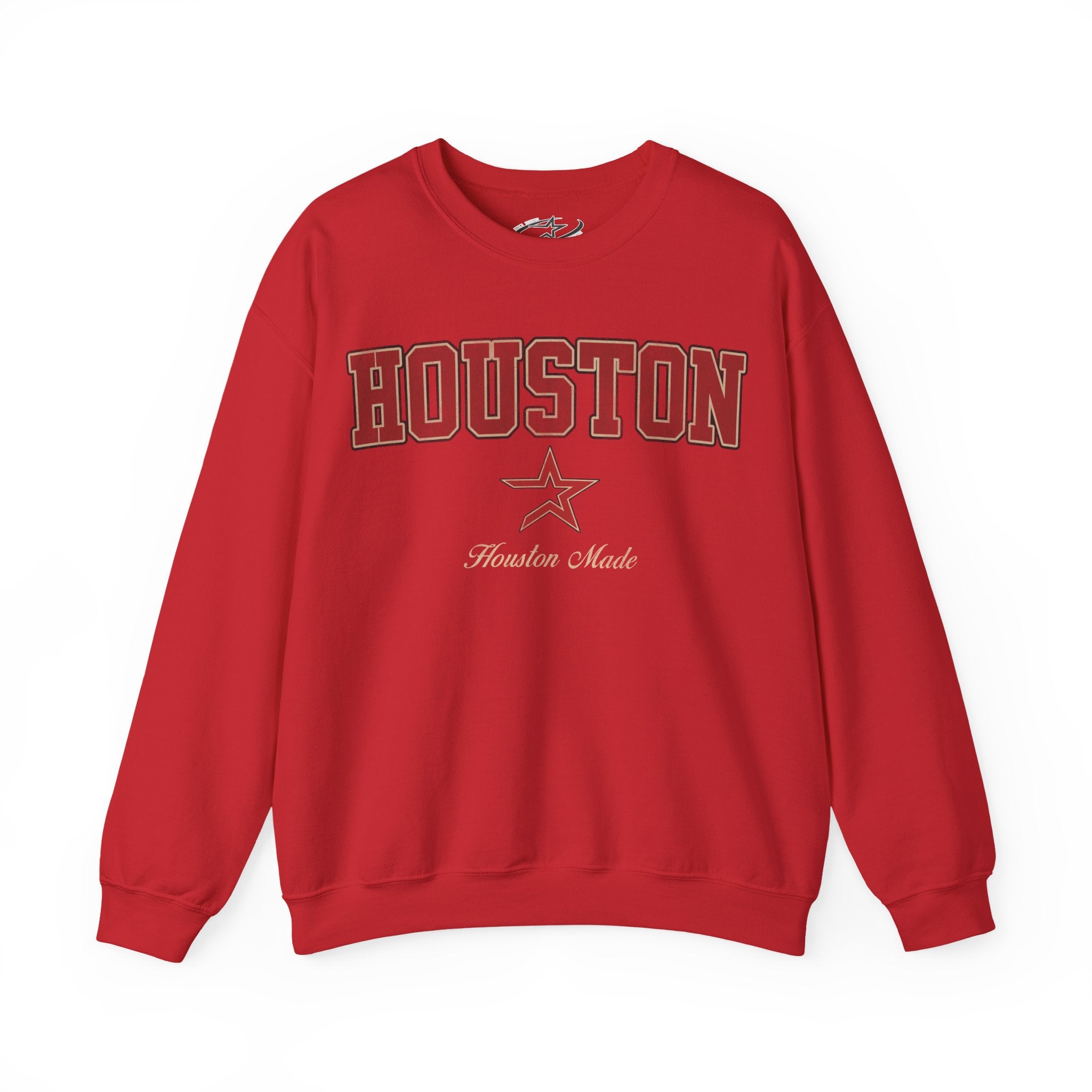 RED STROS HOUSTON MADE CREWNECK SWEATER