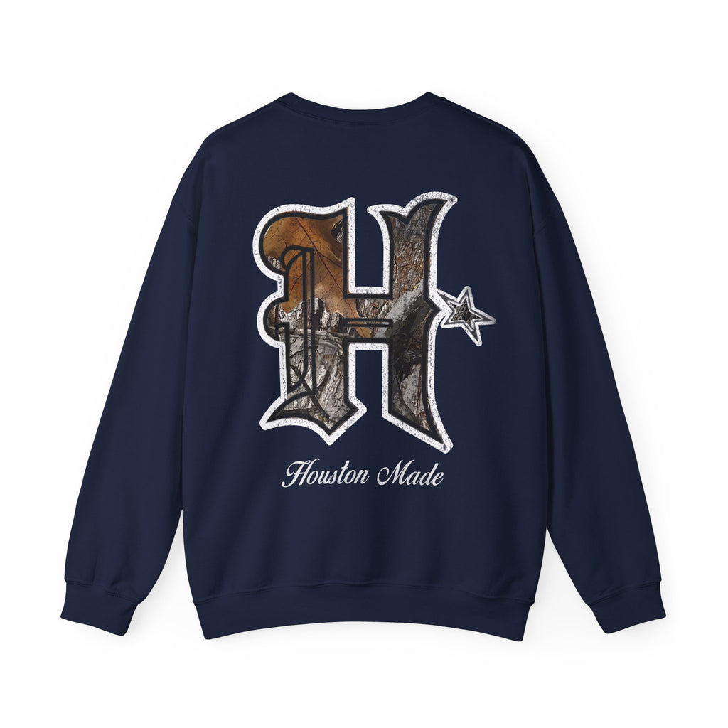 CAMO HTOWN MADE CREWNECK SWEATER