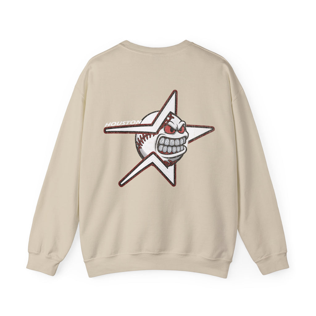 HOUSTON MADE BALL CREWNECK SWEATER