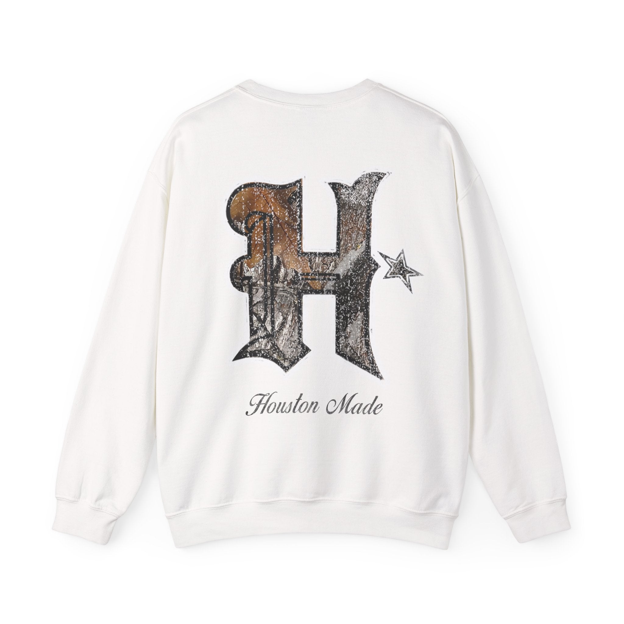 CAMO HTOWN MADE CREWNECK SWEATER