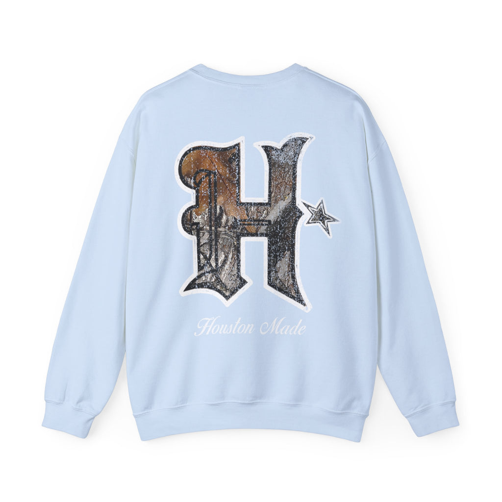 CAMO HTOWN MADE CREWNECK SWEATER