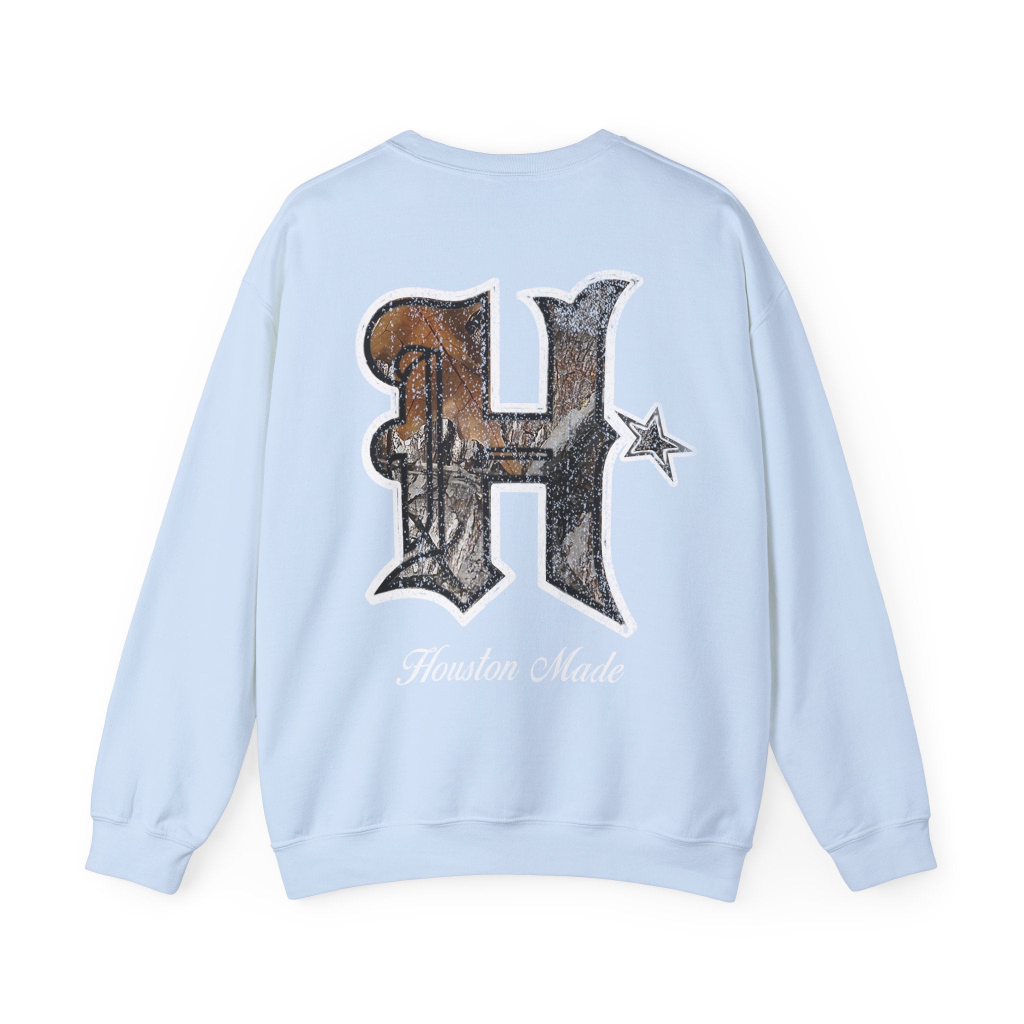 CAMO HTOWN MADE CREWNECK SWEATER