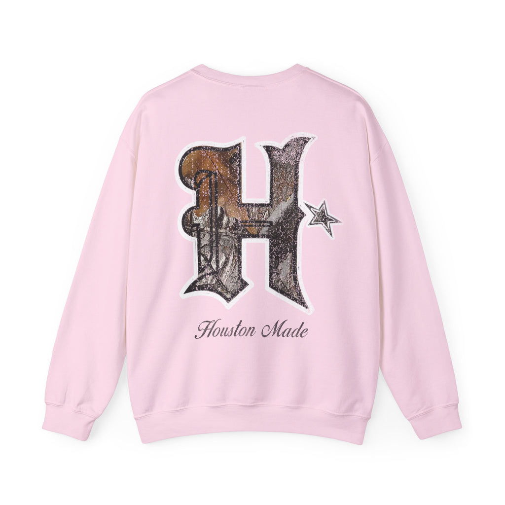 CAMO HTOWN MADE CREWNECK SWEATER