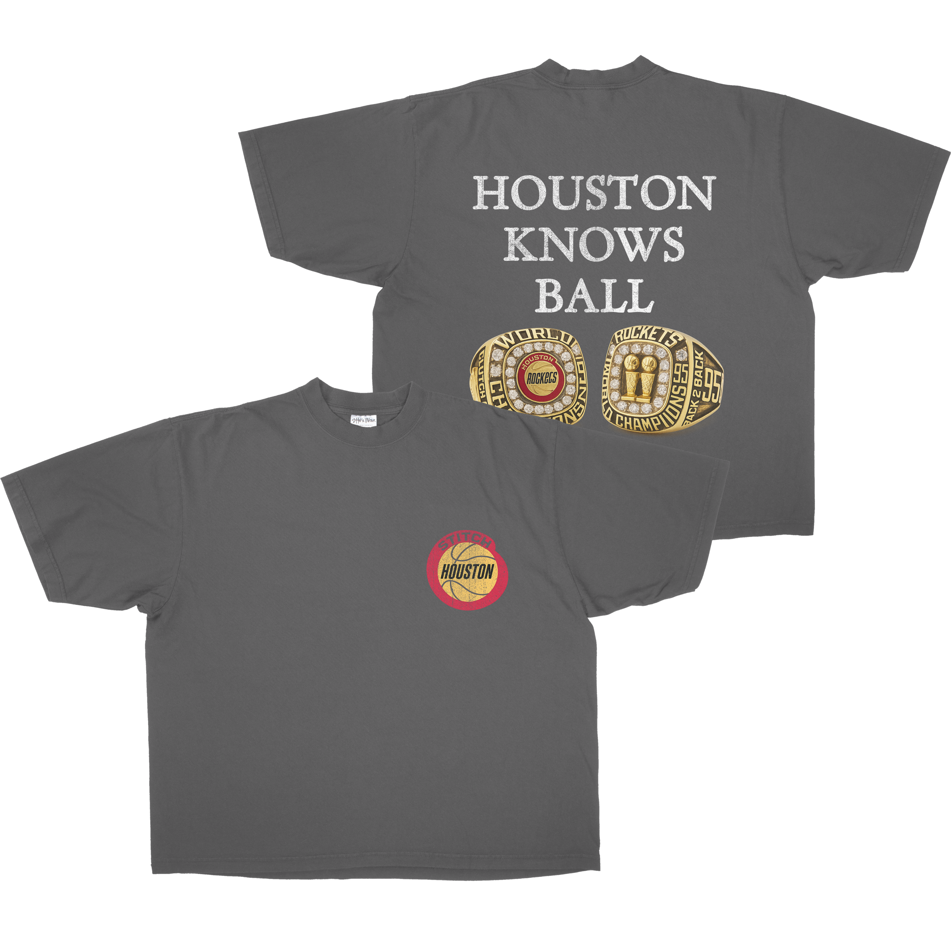 "HOUSTON KNOWS BALL" TEE