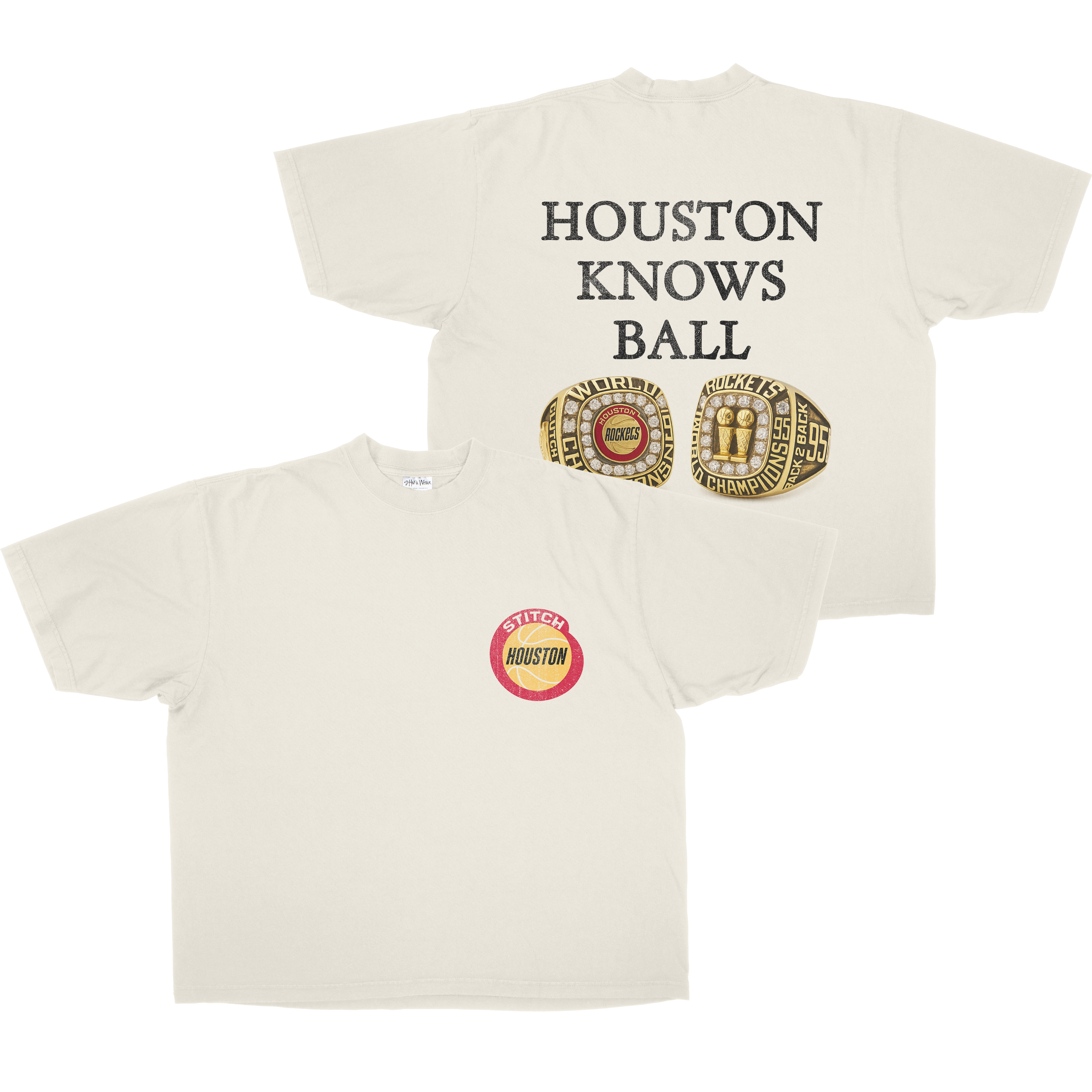 "HOUSTON KNOWS BALL" TEE