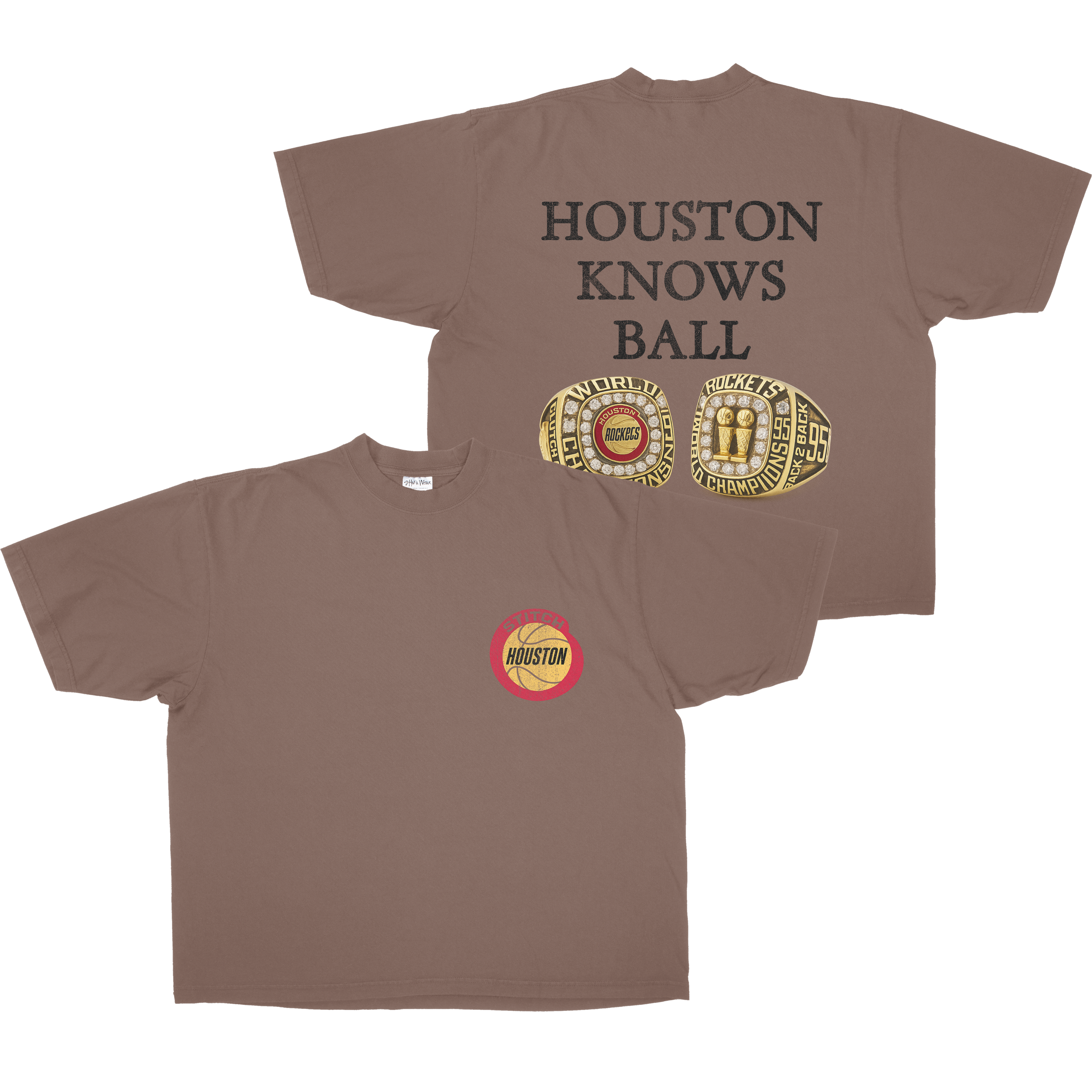 "HOUSTON KNOWS BALL" TEE