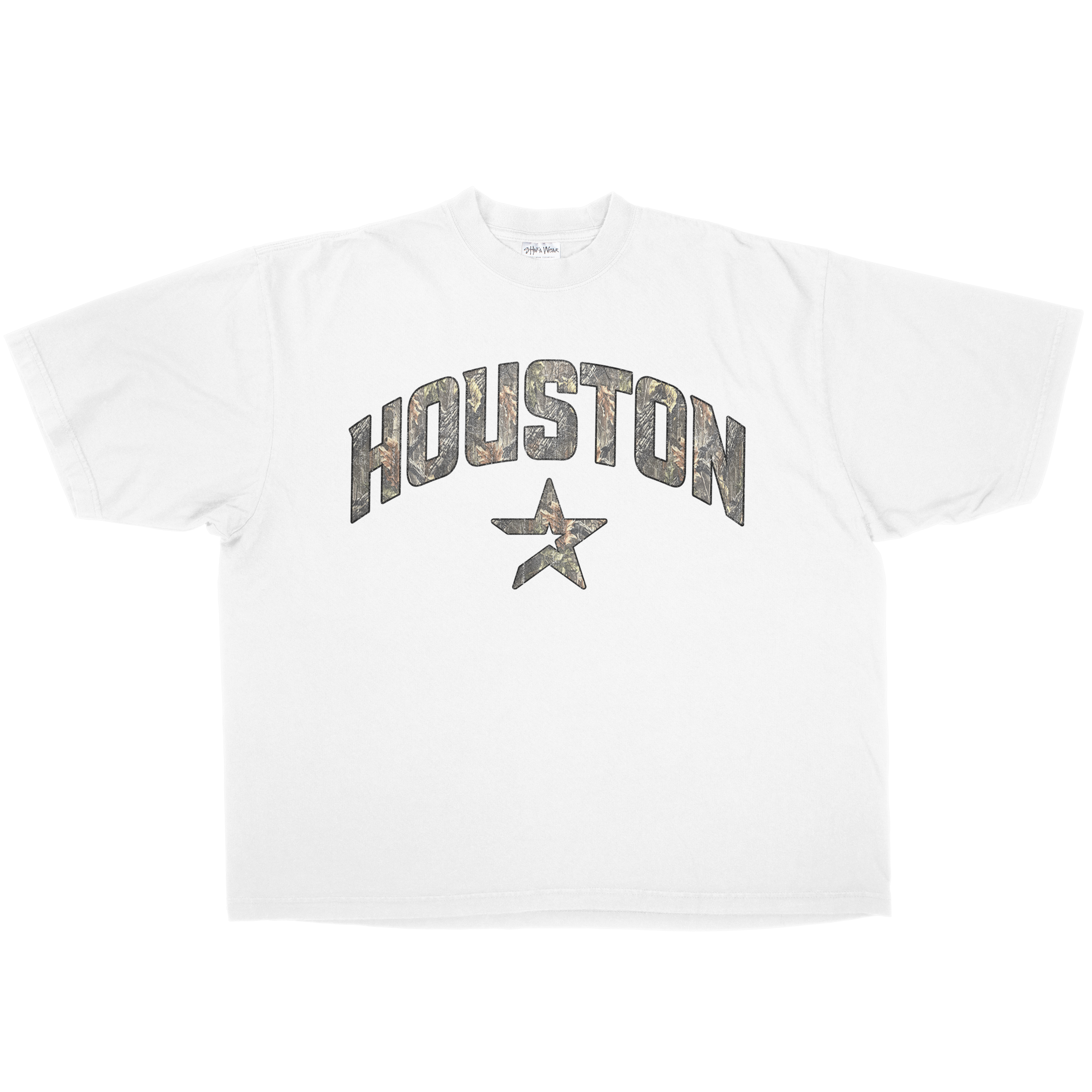 CAMO HOUSTON COLLEGE TEE