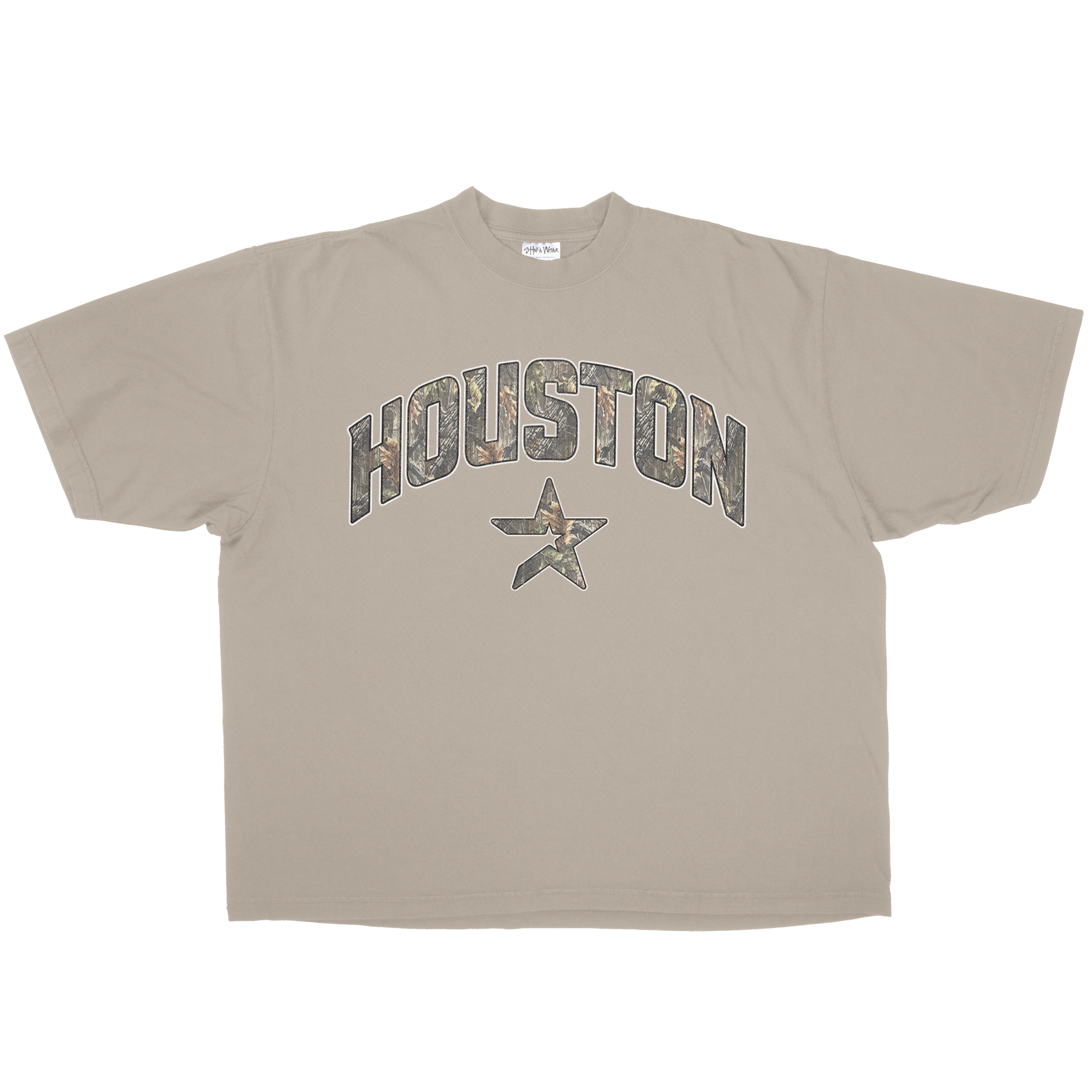 CAMO HOUSTON COLLEGE TEE