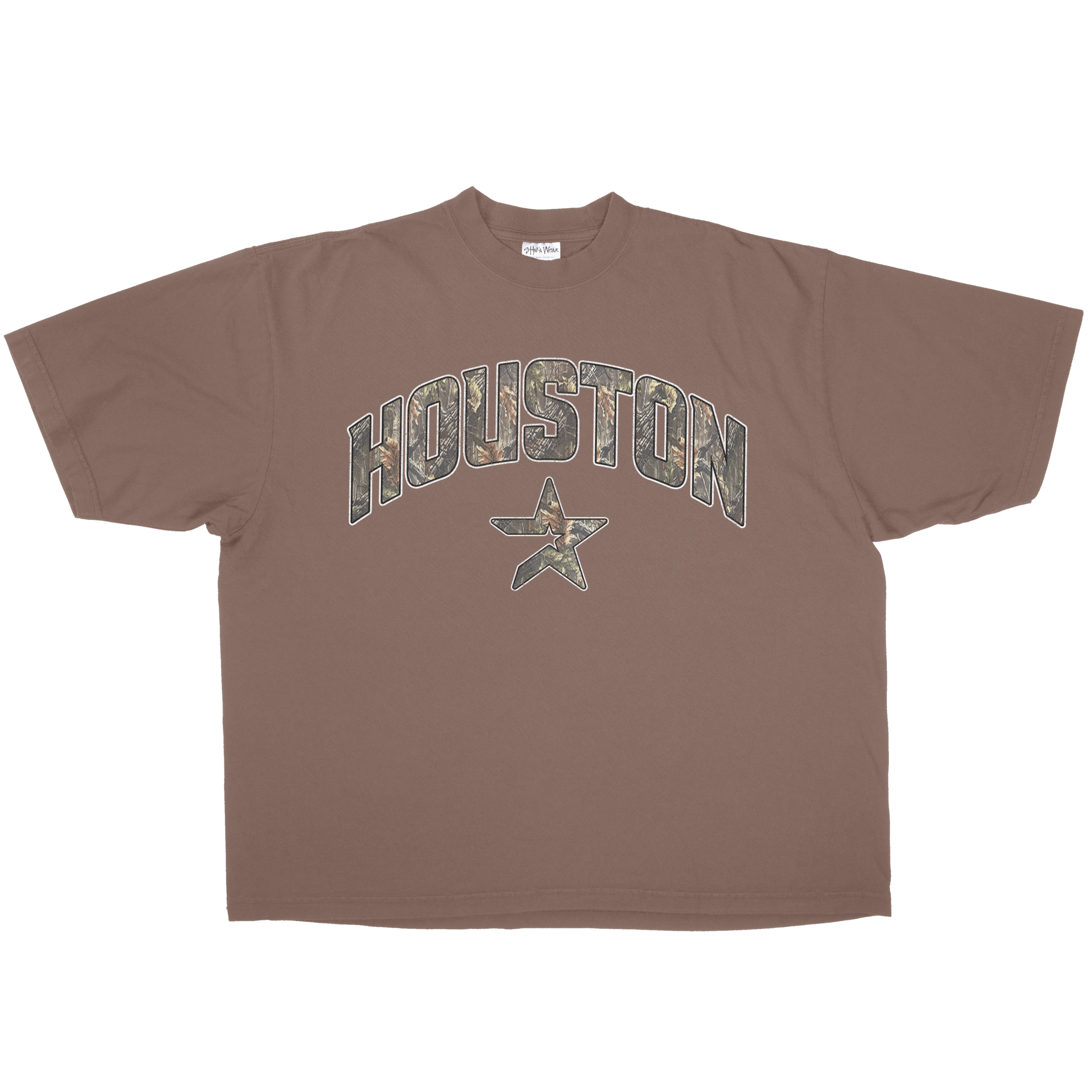 CAMO HOUSTON COLLEGE TEE