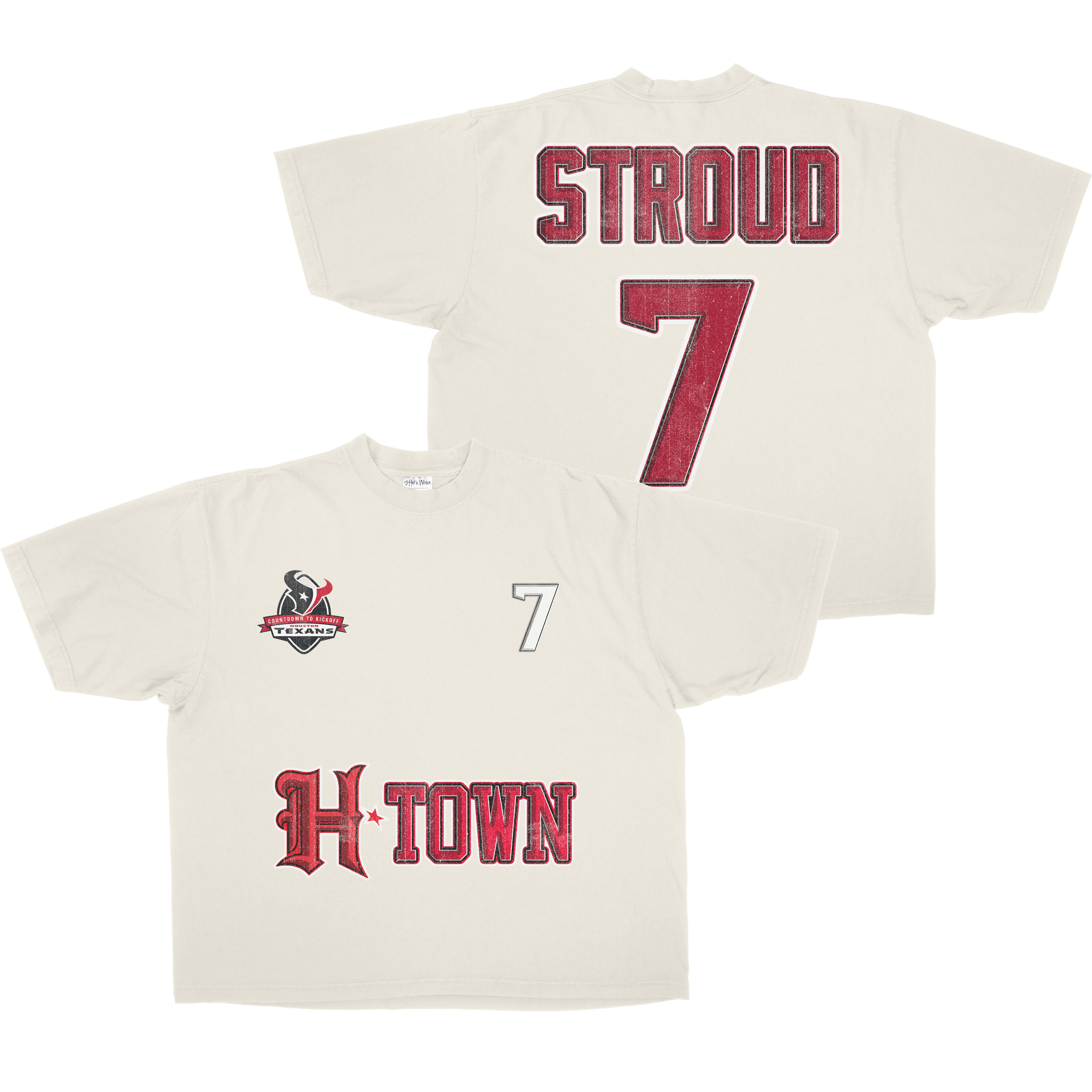 RED STROUD TEE
