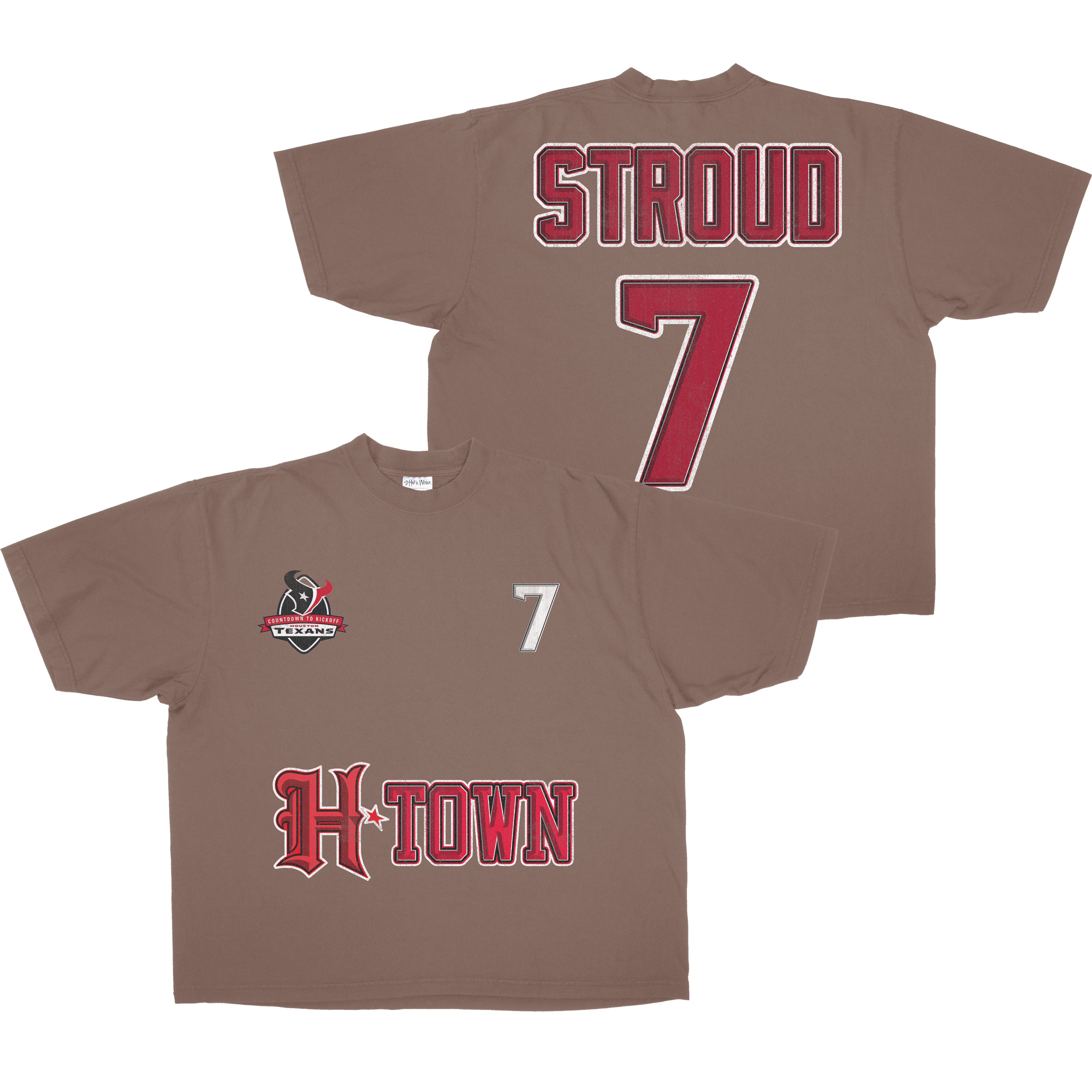 RED STROUD TEE