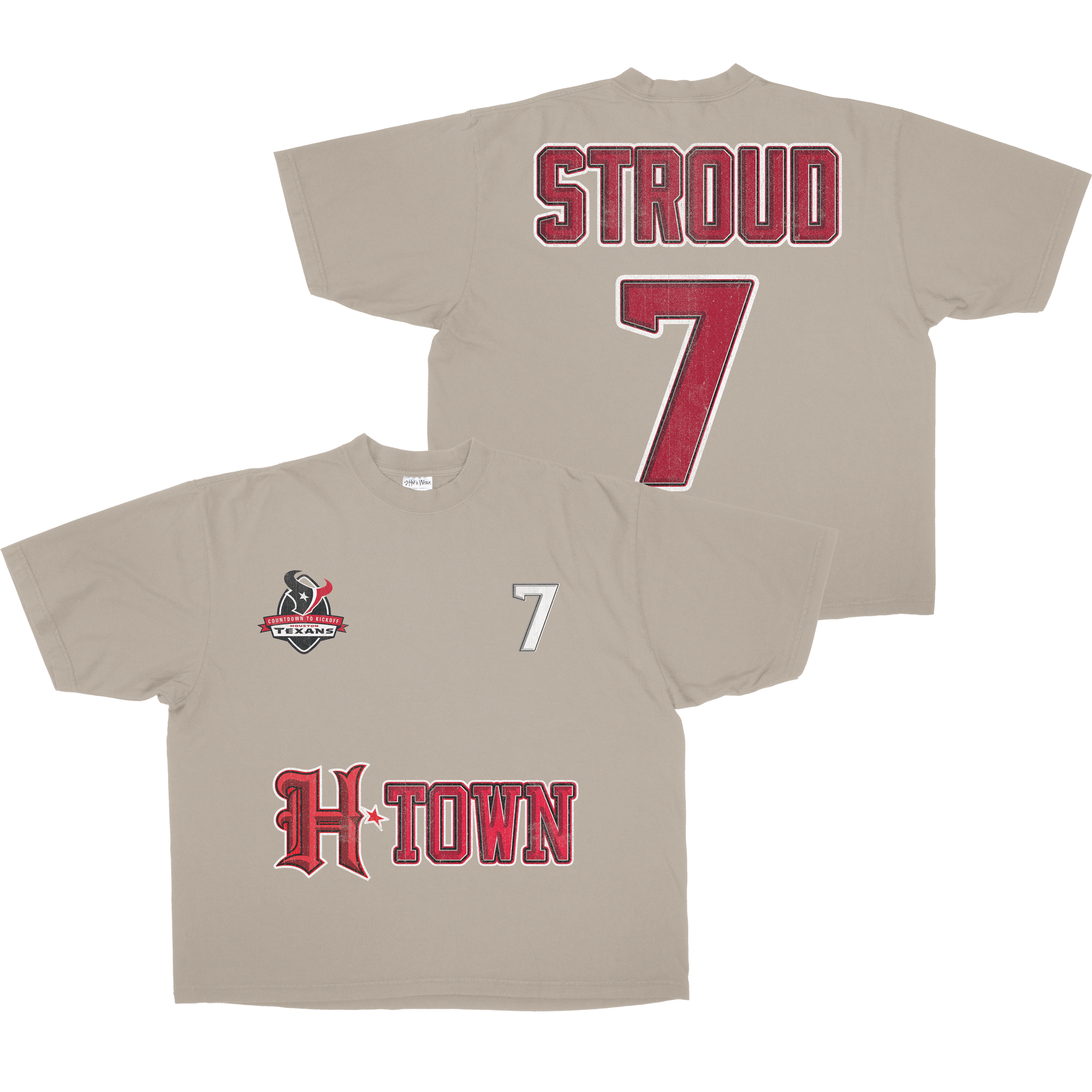 RED STROUD TEE