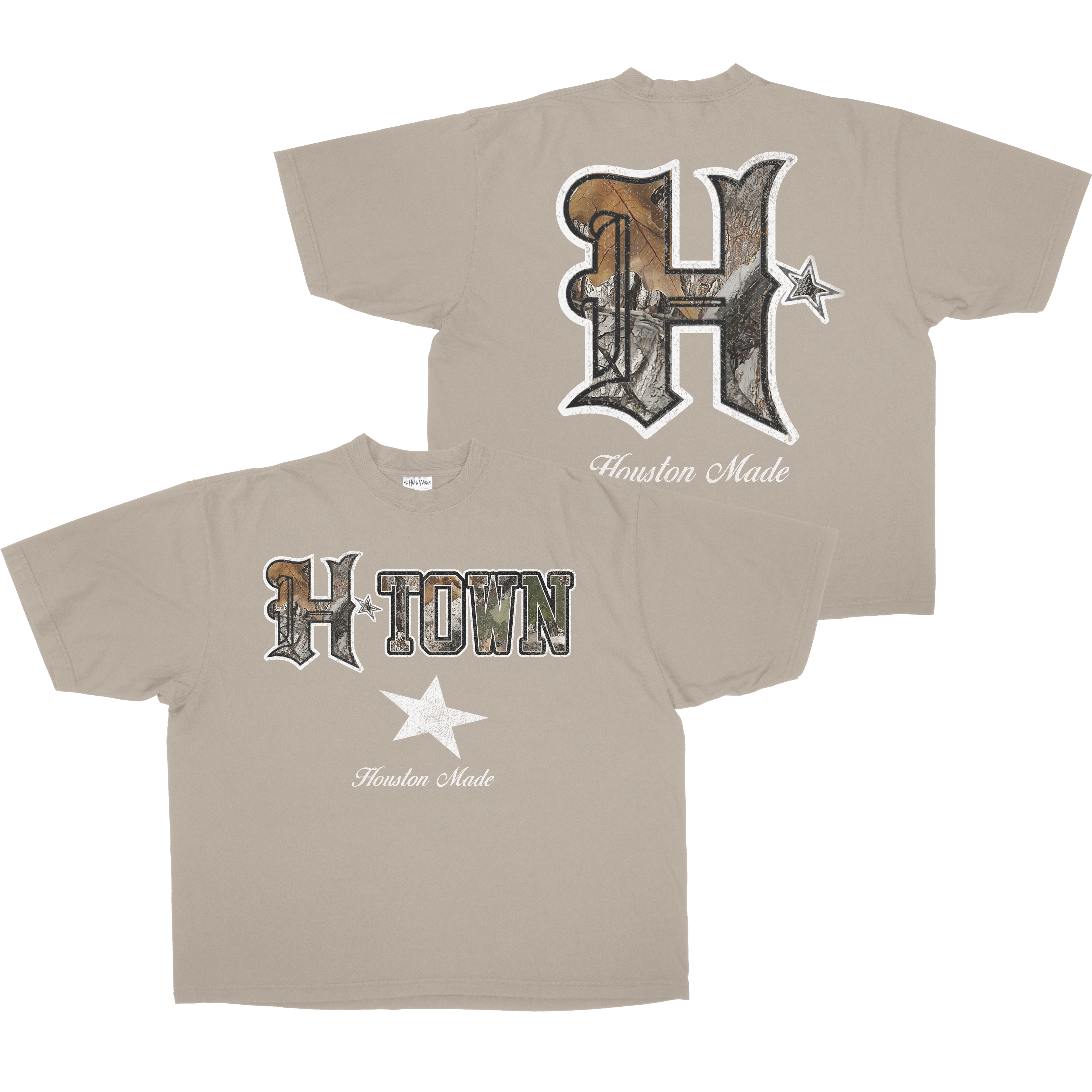 CAMO HTOWN MADE TEE