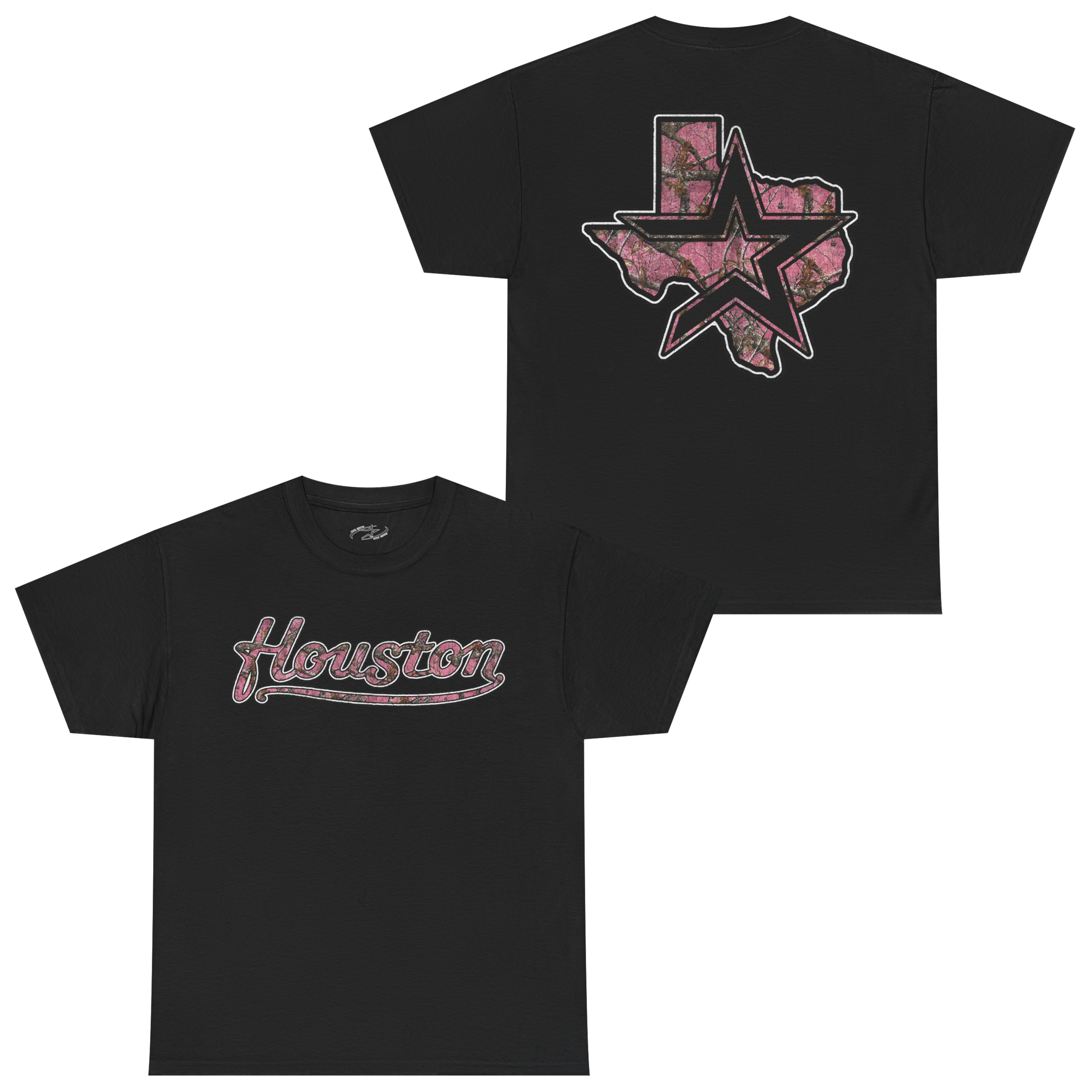 PINK CAMO HOUSTON STANDARD TEE