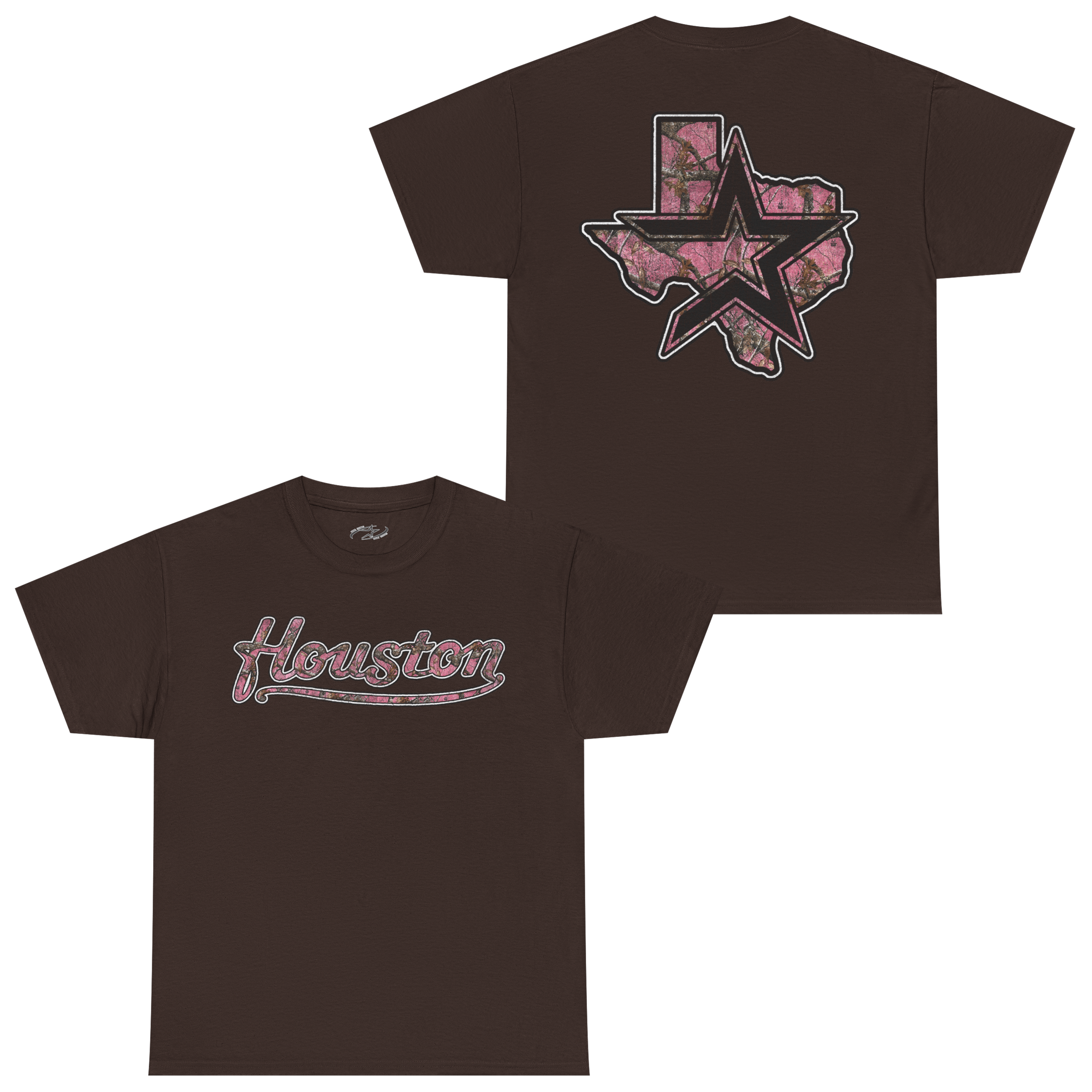 PINK CAMO HOUSTON STANDARD TEE