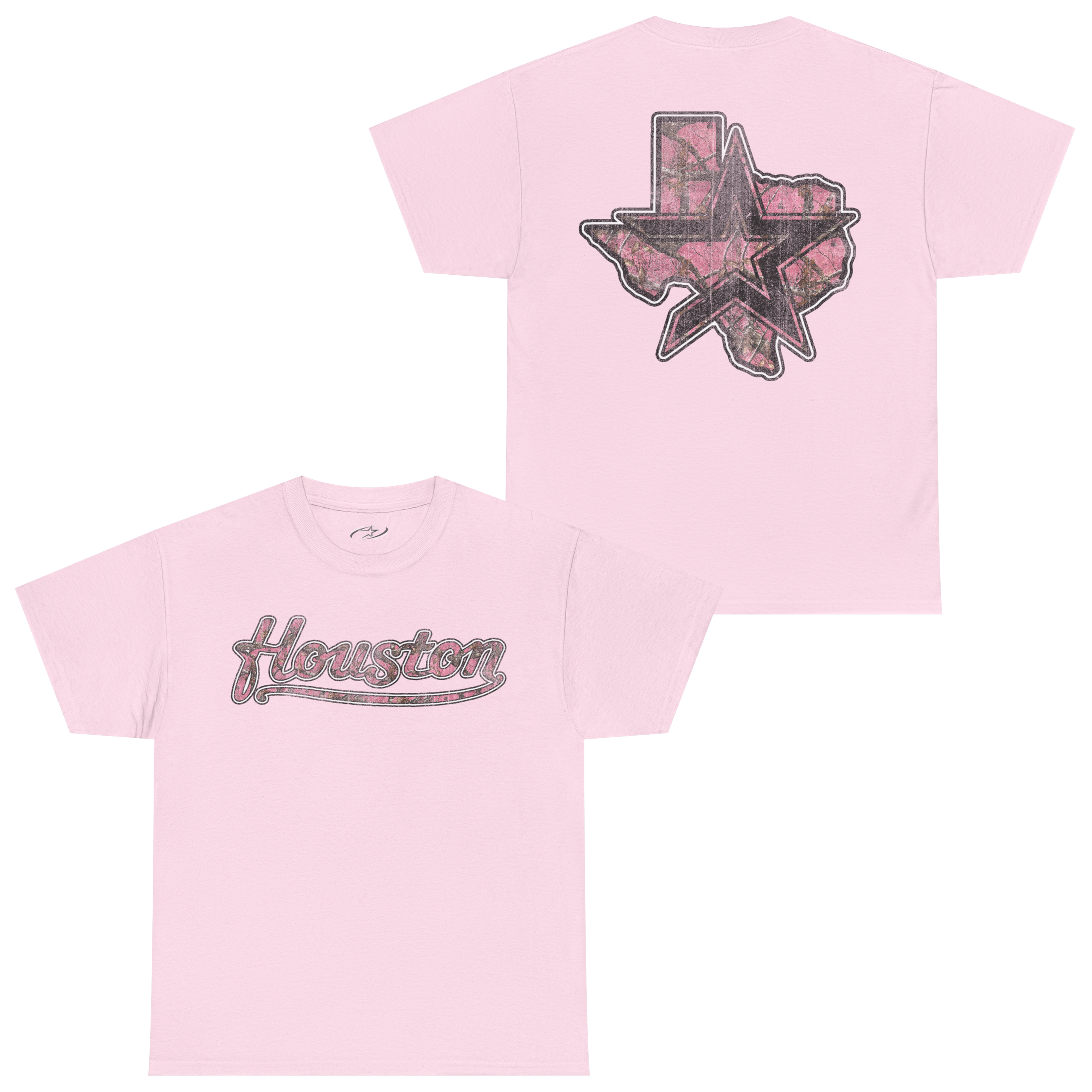 PINK CAMO HOUSTON STANDARD TEE