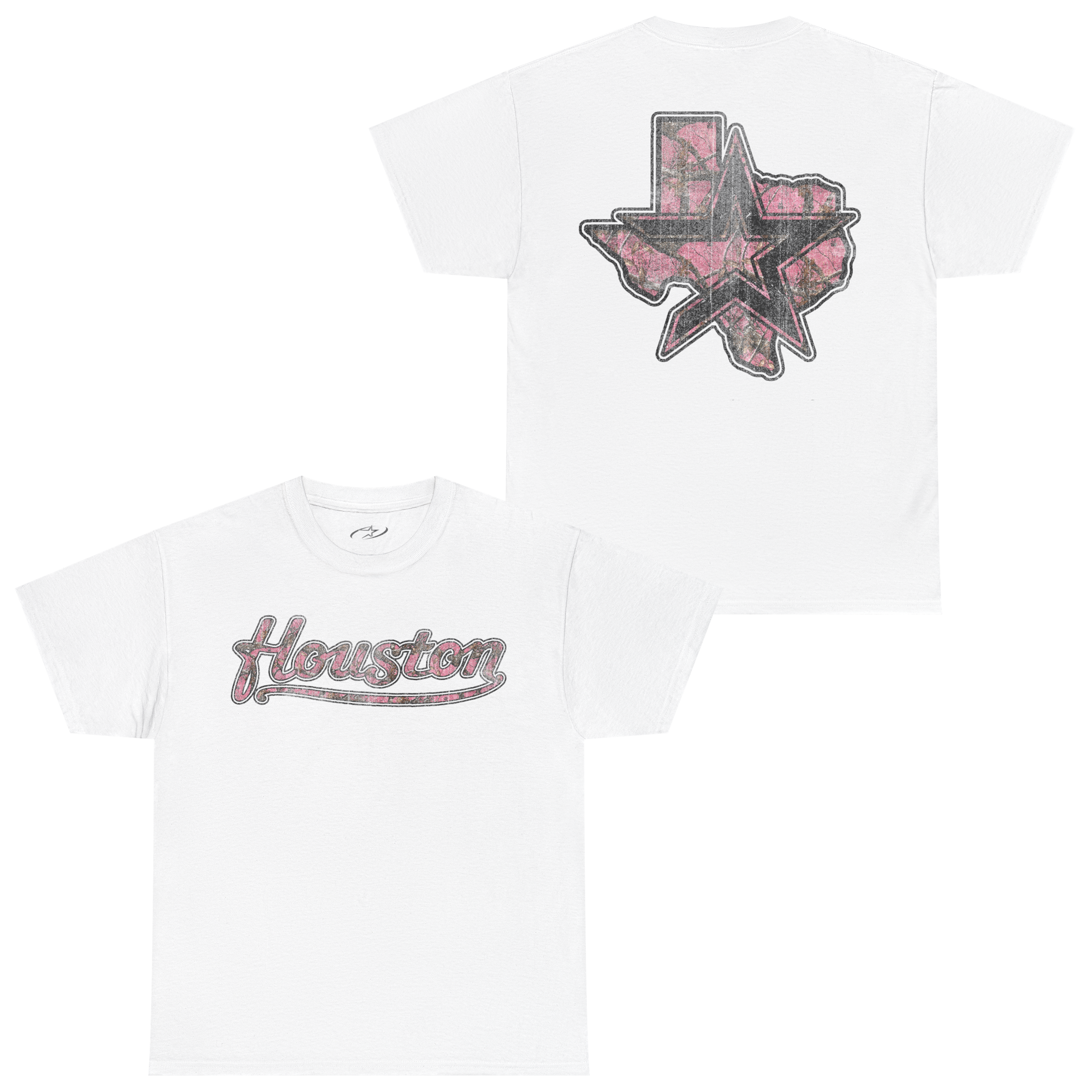PINK CAMO HOUSTON STANDARD TEE