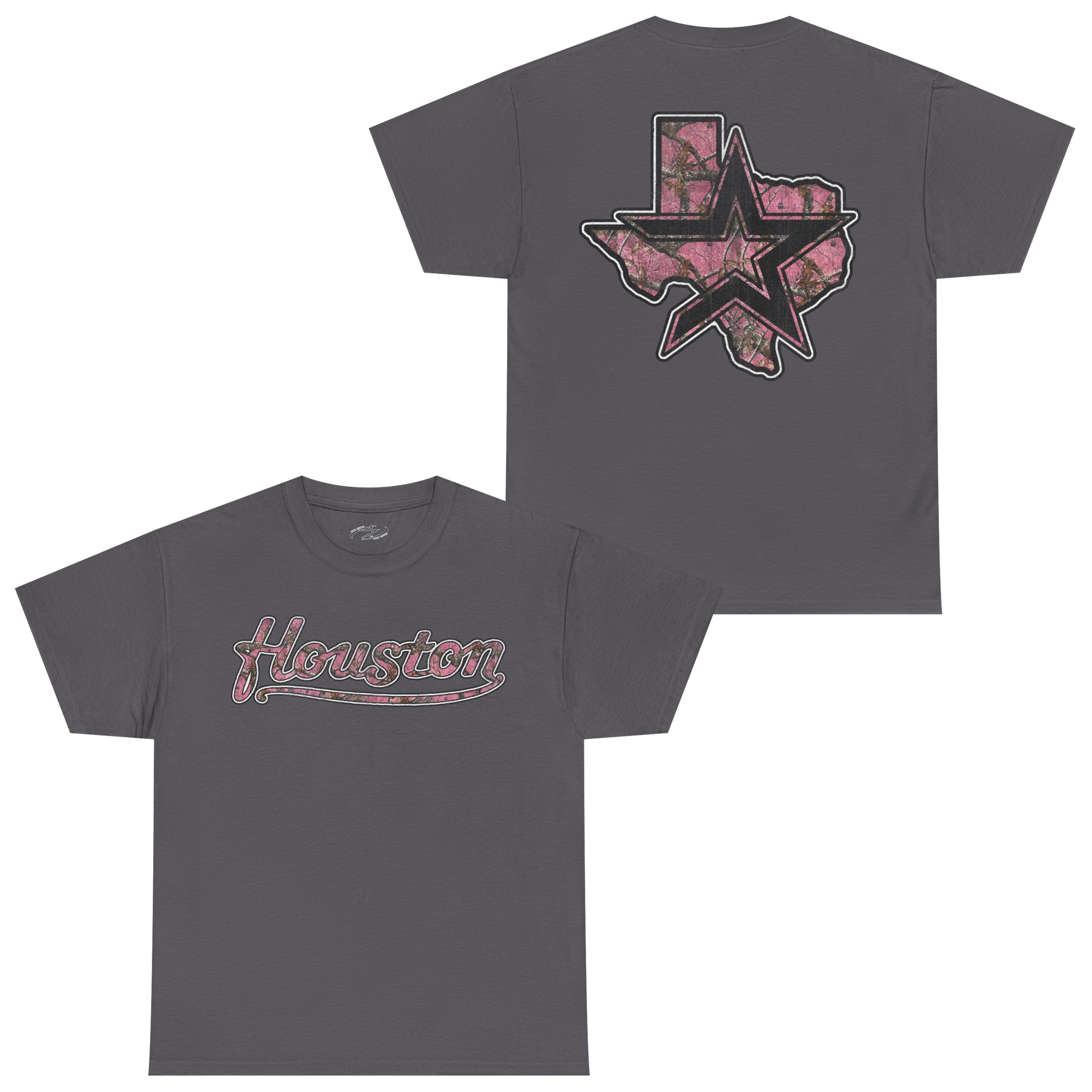 PINK CAMO HOUSTON STANDARD TEE