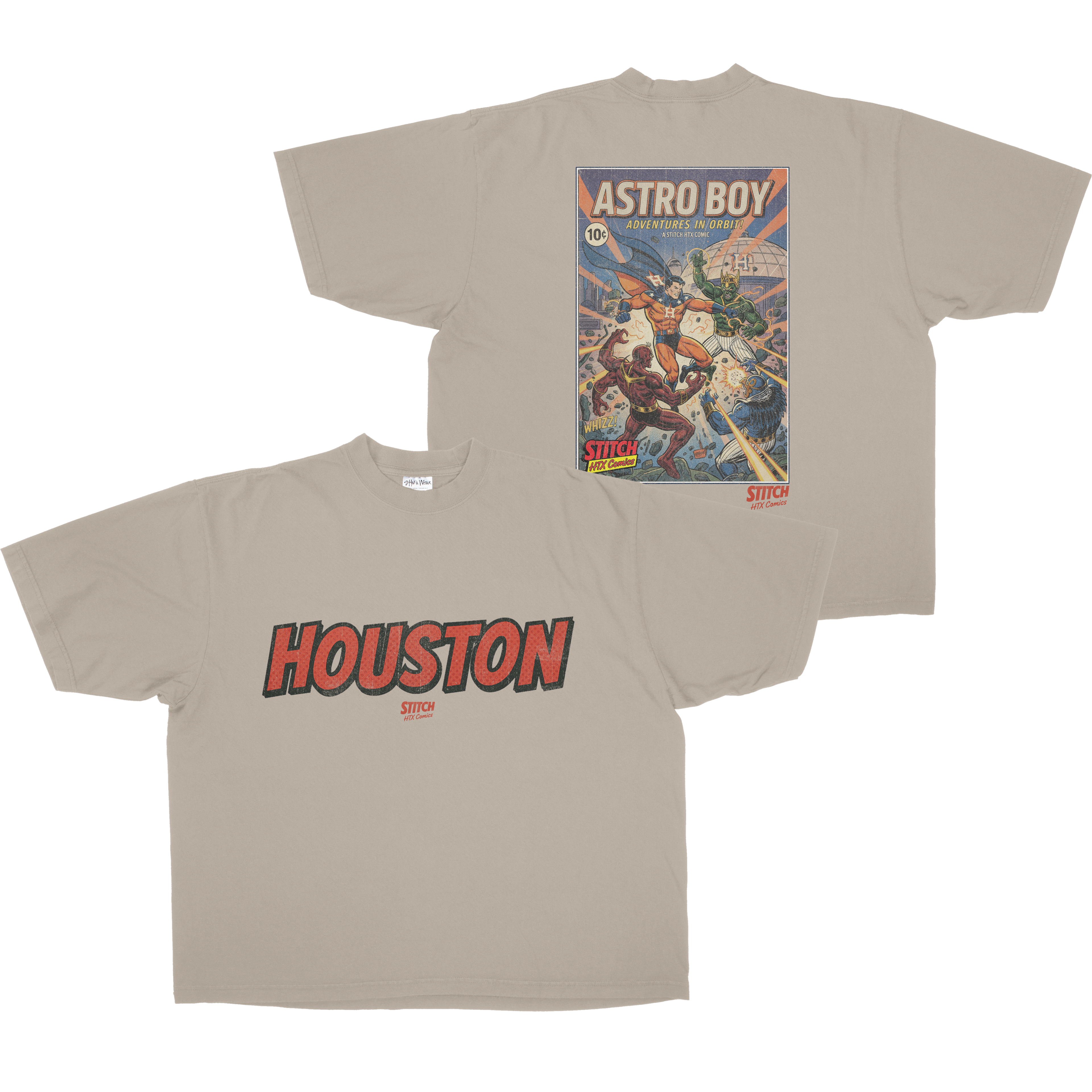 HOUSTON COMIC HEAVYWEIGHT SHAKAWEAR TEE