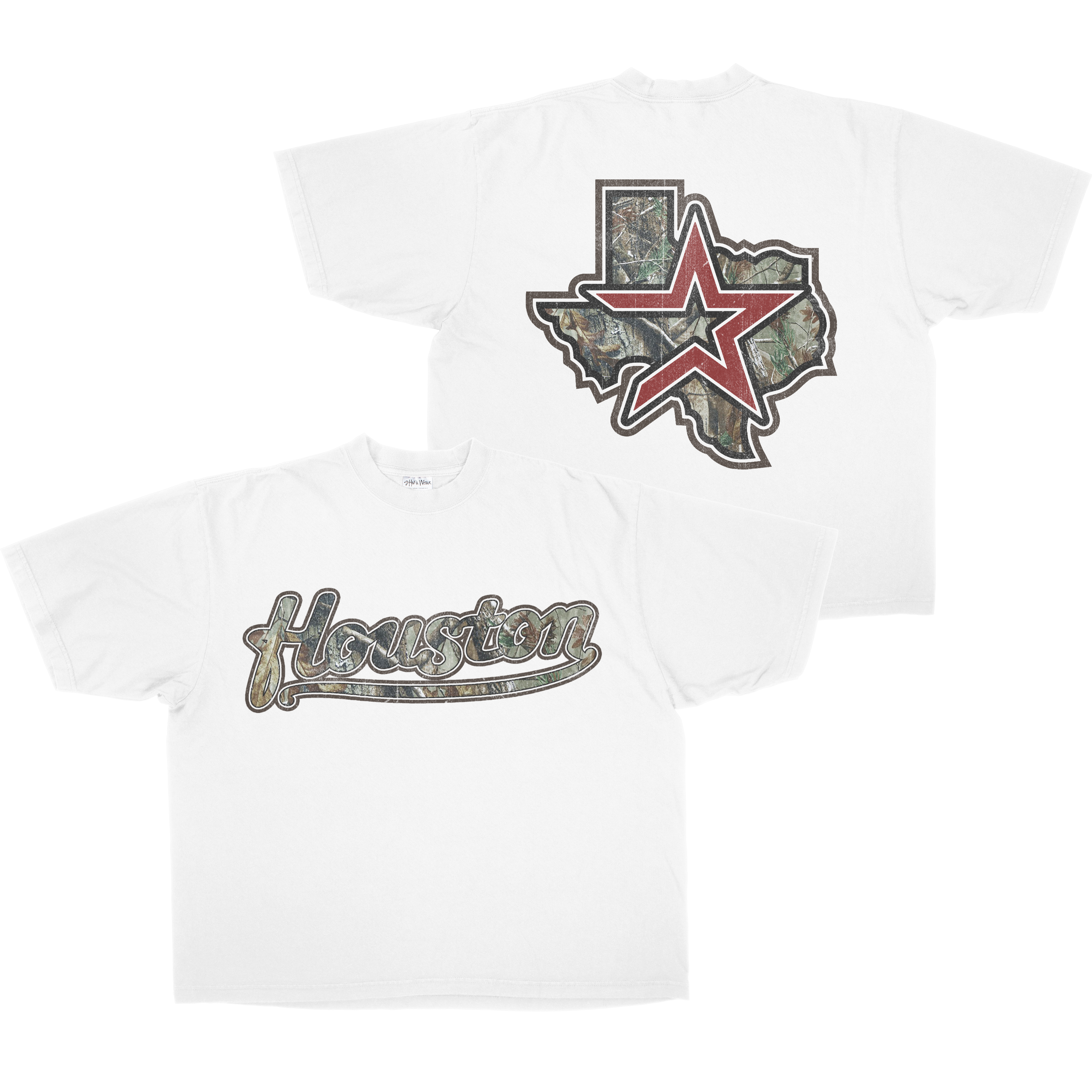CAMO HTX RED STAR HEAVYWEIGHT SHAKAWEAR TEE