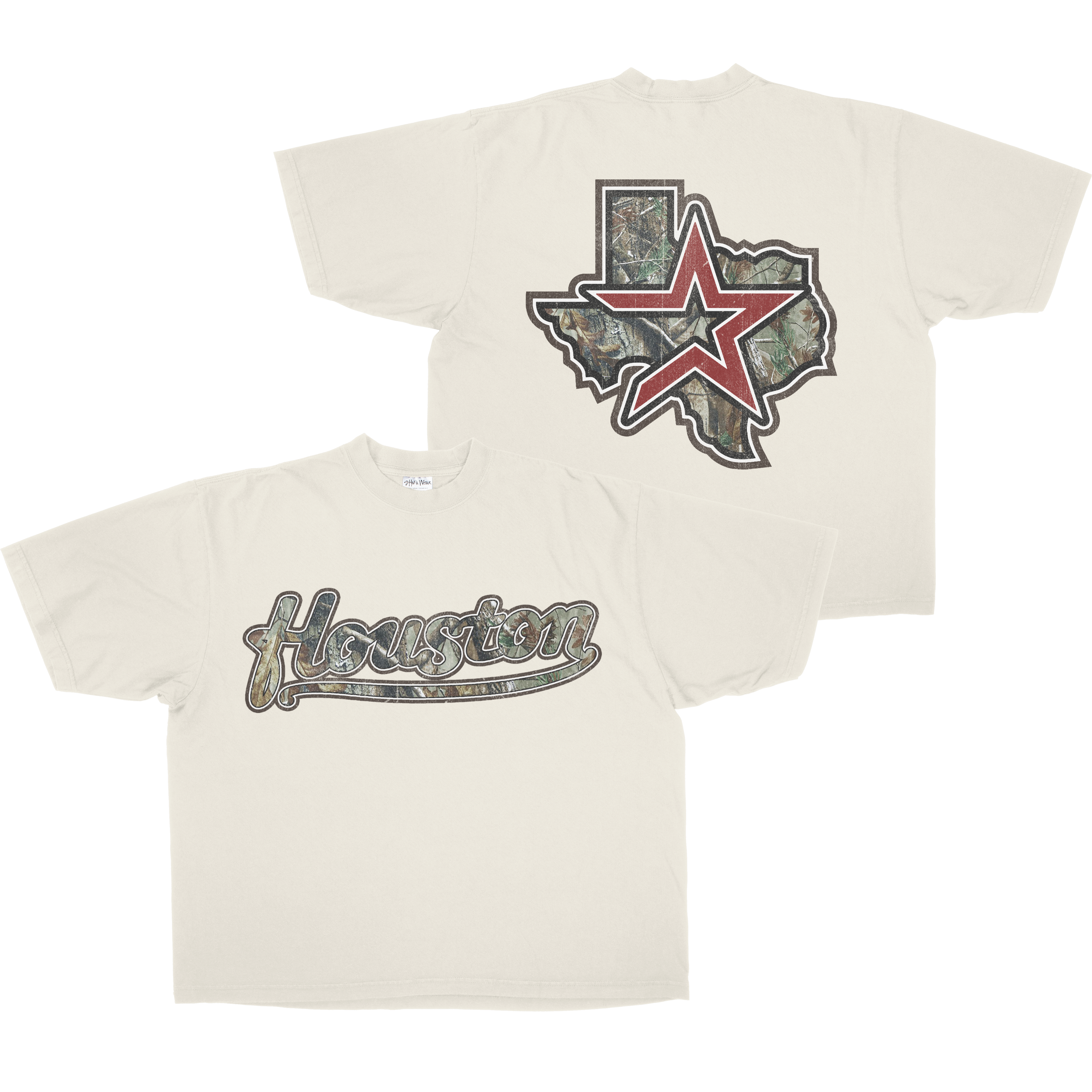 CAMO HTX RED STAR HEAVYWEIGHT SHAKAWEAR TEE