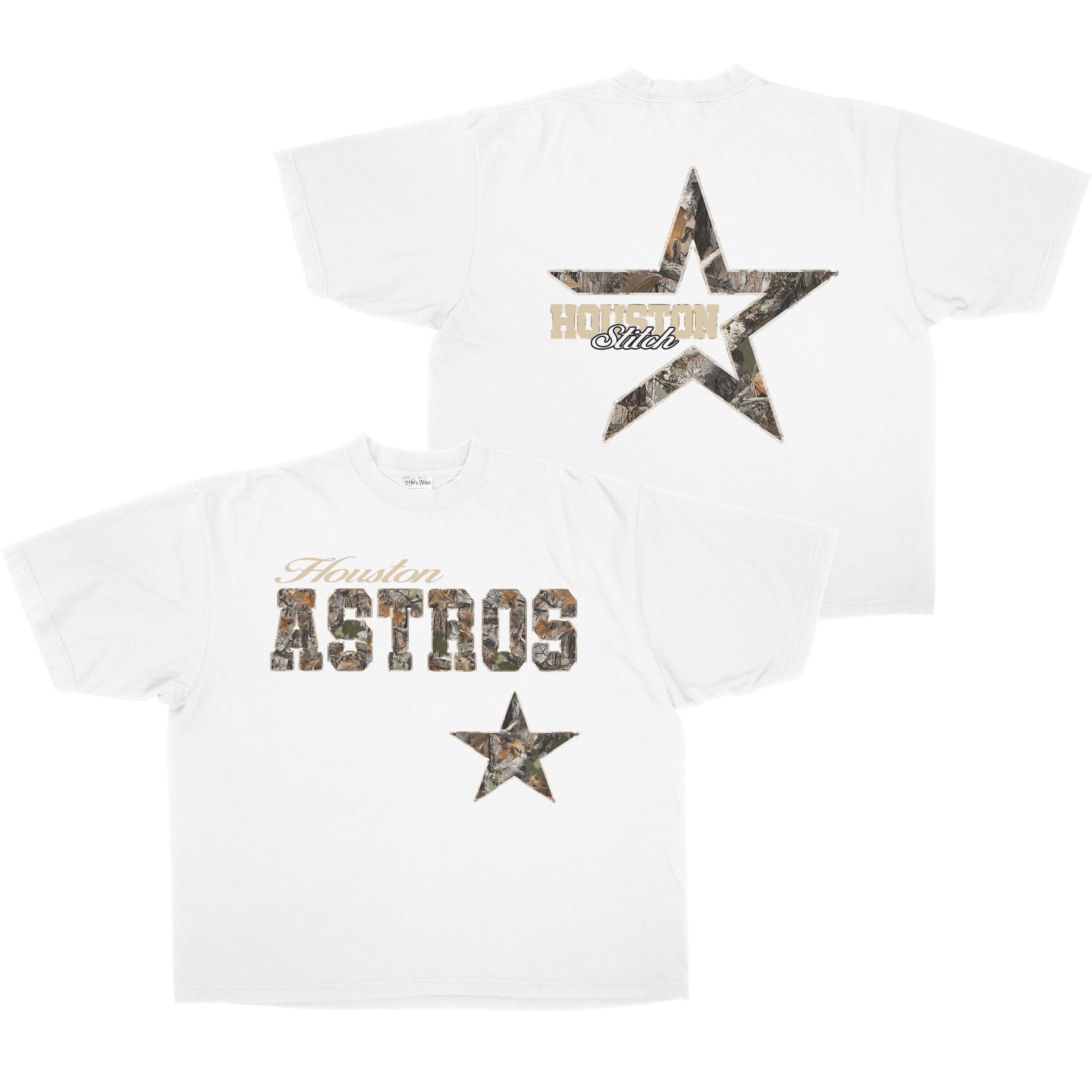 TREE CAMO STROS STAR HEAVYWEIGHT SHAKAWEAR TEE