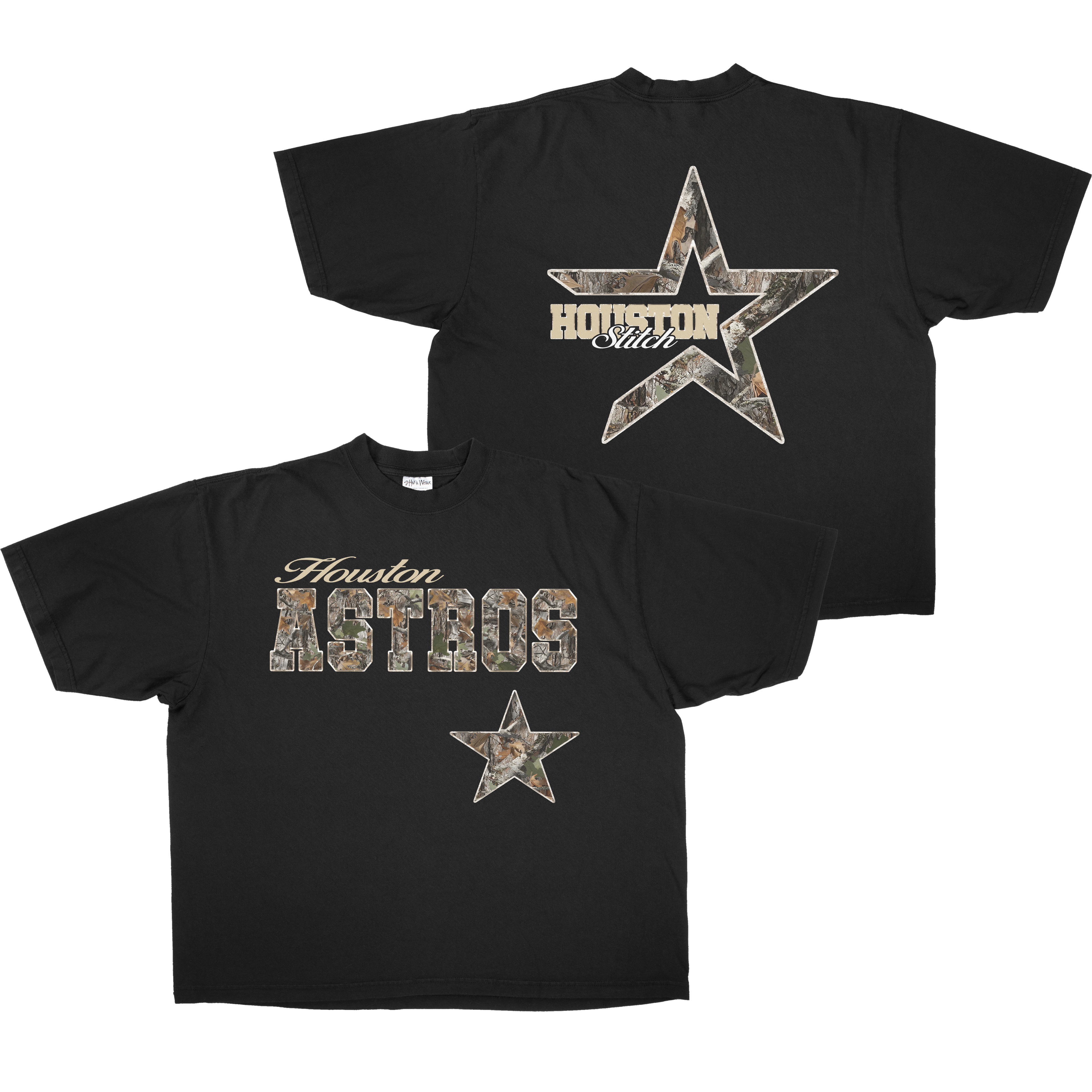 TREE CAMO STROS STAR HEAVYWEIGHT SHAKAWEAR TEE