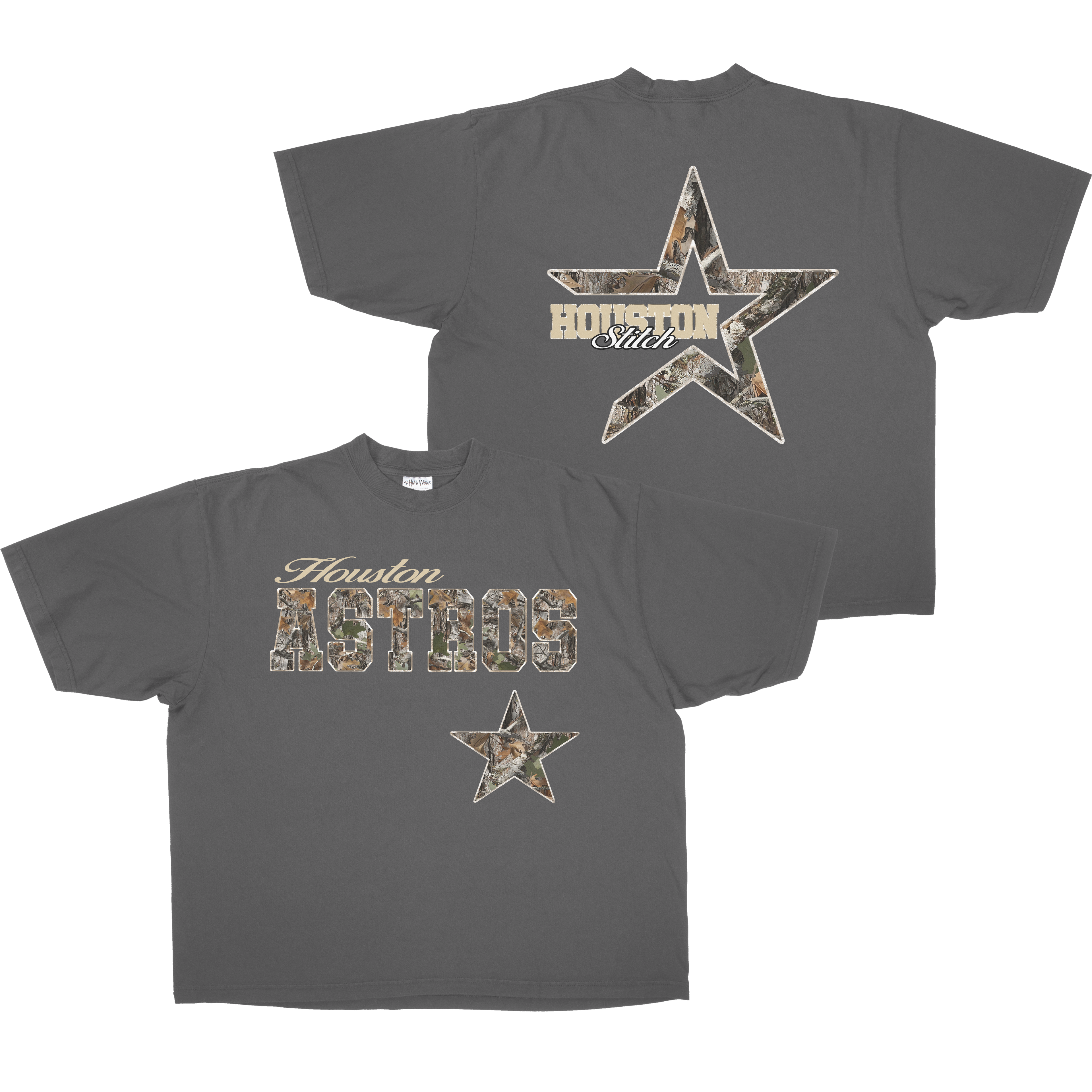 TREE CAMO STROS STAR HEAVYWEIGHT SHAKAWEAR TEE