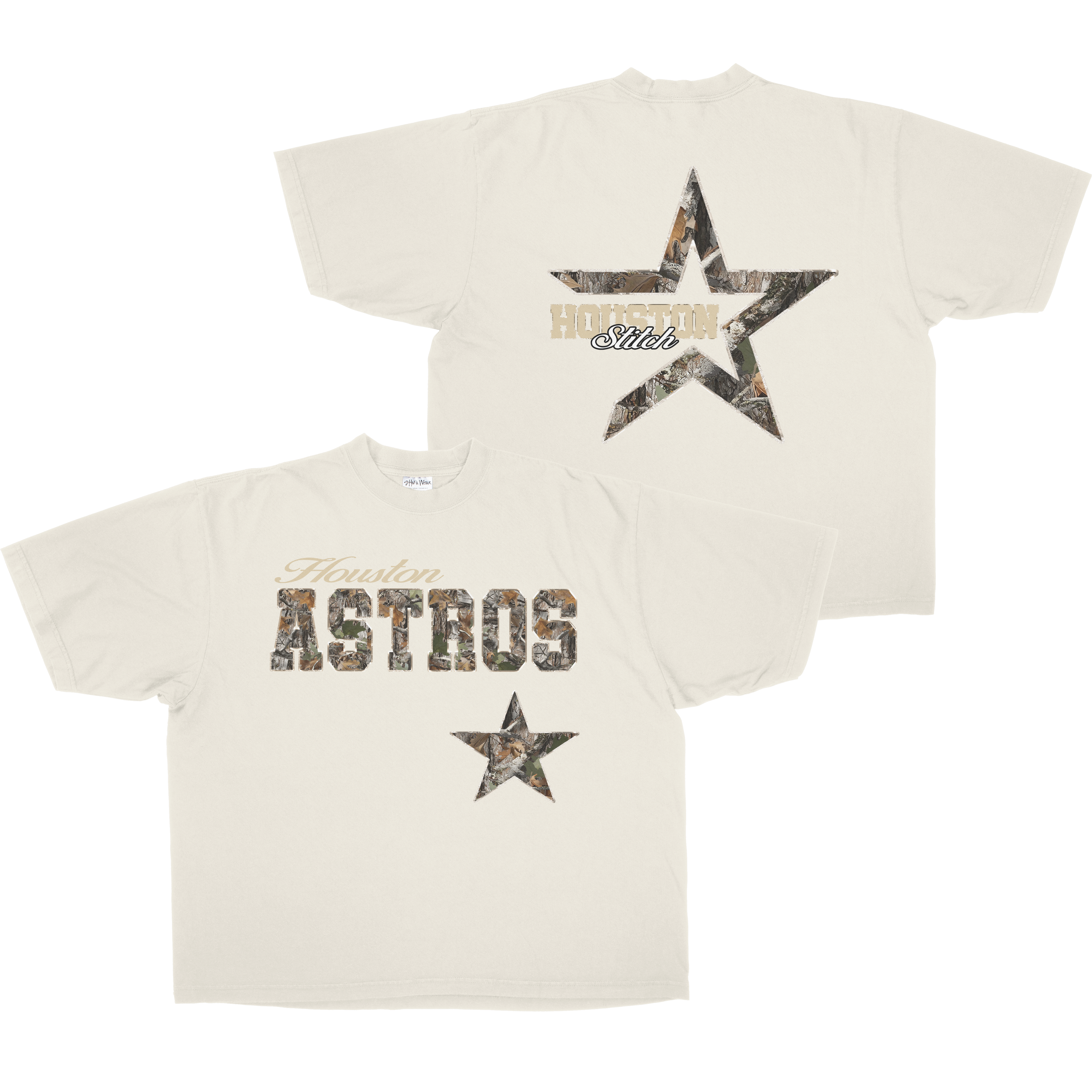 TREE CAMO STROS STAR HEAVYWEIGHT SHAKAWEAR TEE