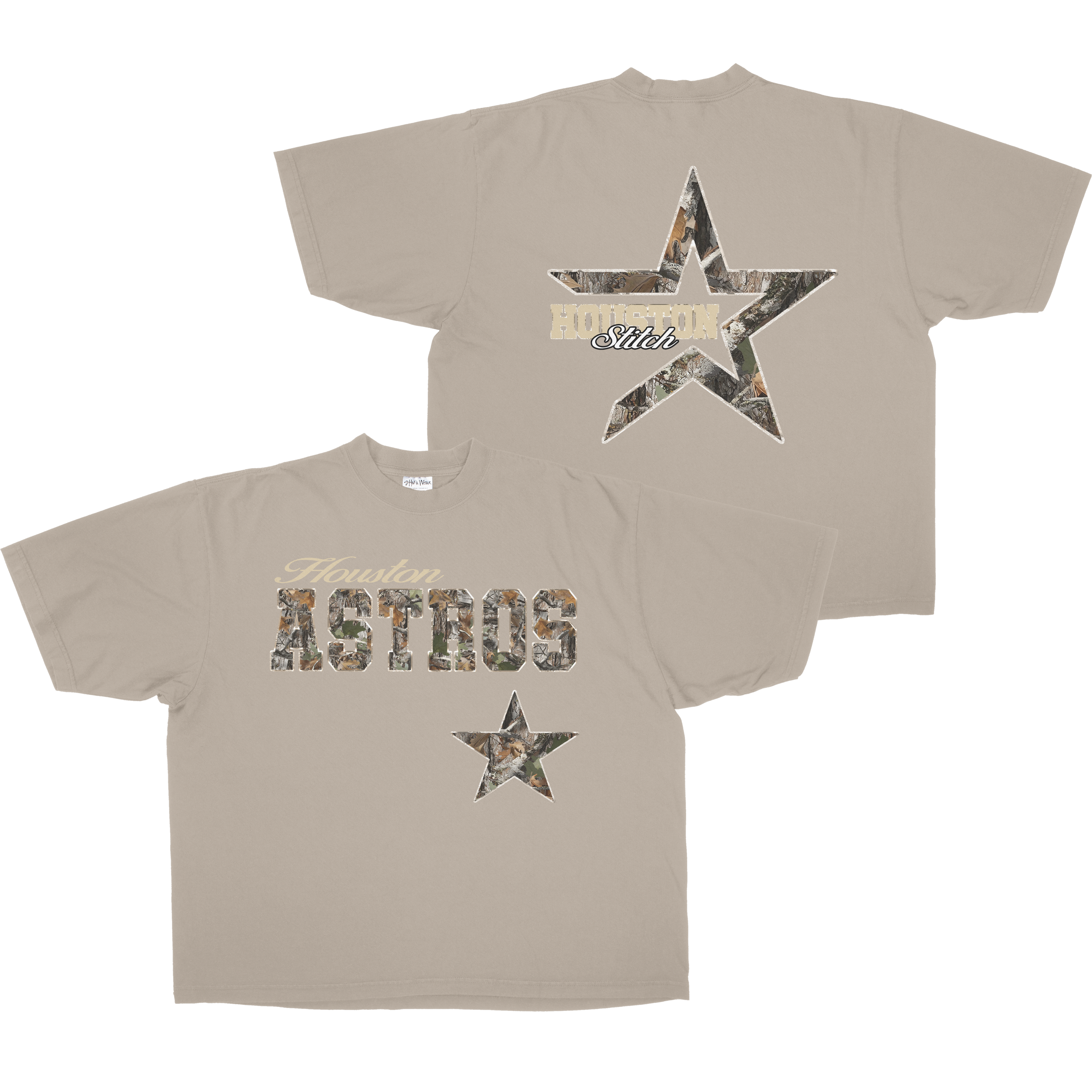 TREE CAMO STROS STAR HEAVYWEIGHT SHAKAWEAR TEE