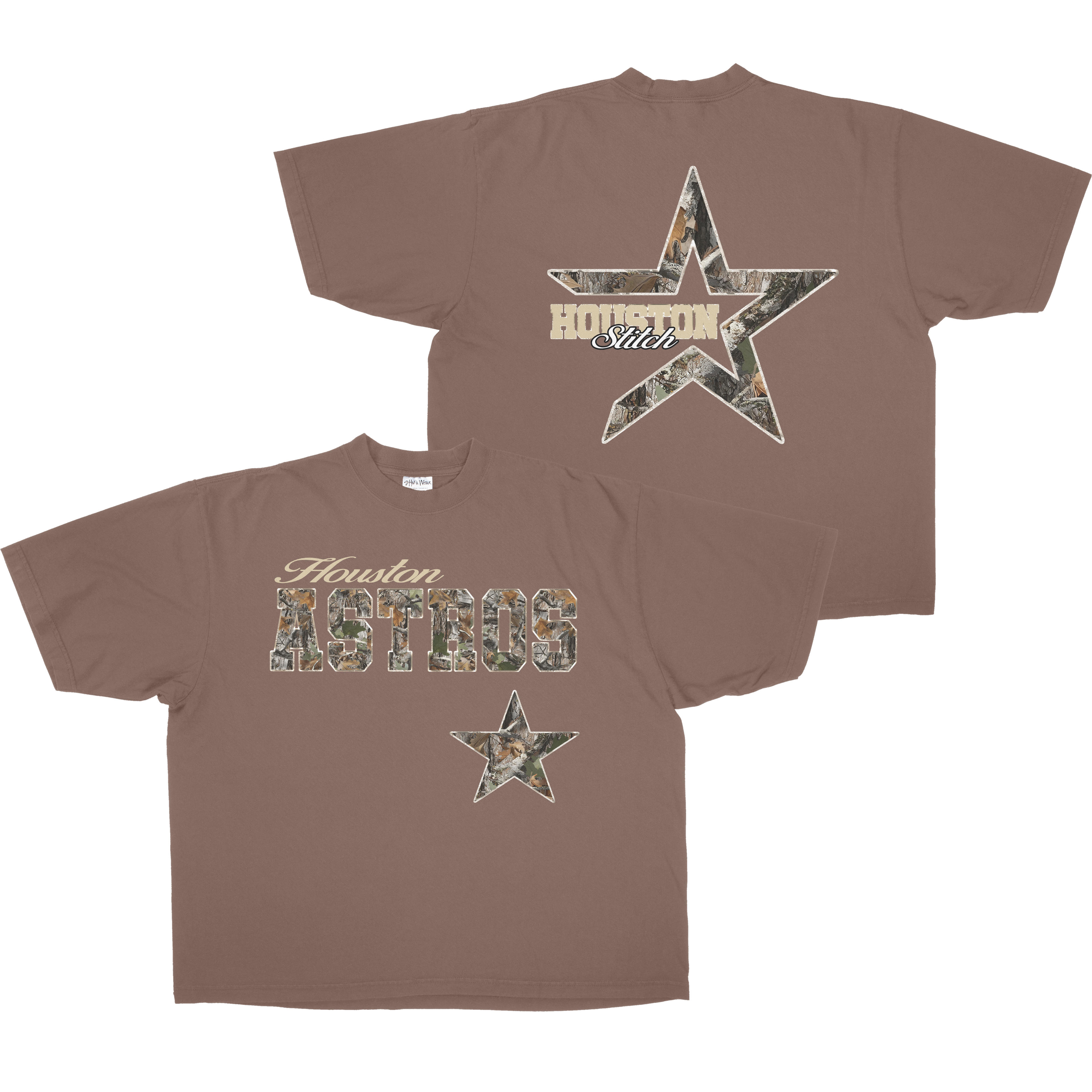 TREE CAMO STROS STAR HEAVYWEIGHT SHAKAWEAR TEE
