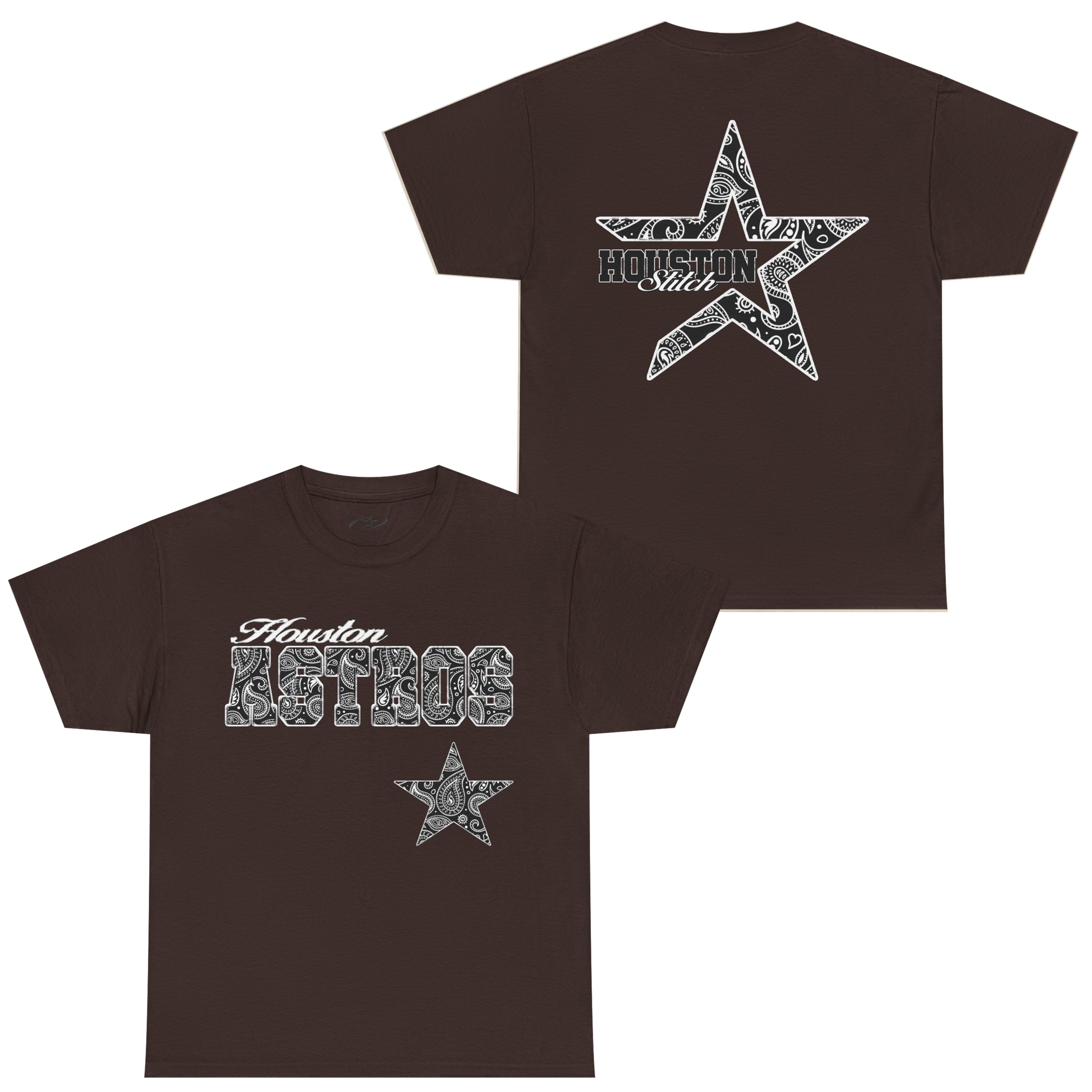 BLACK PAISLEY STROS STAR STANDARD TEE