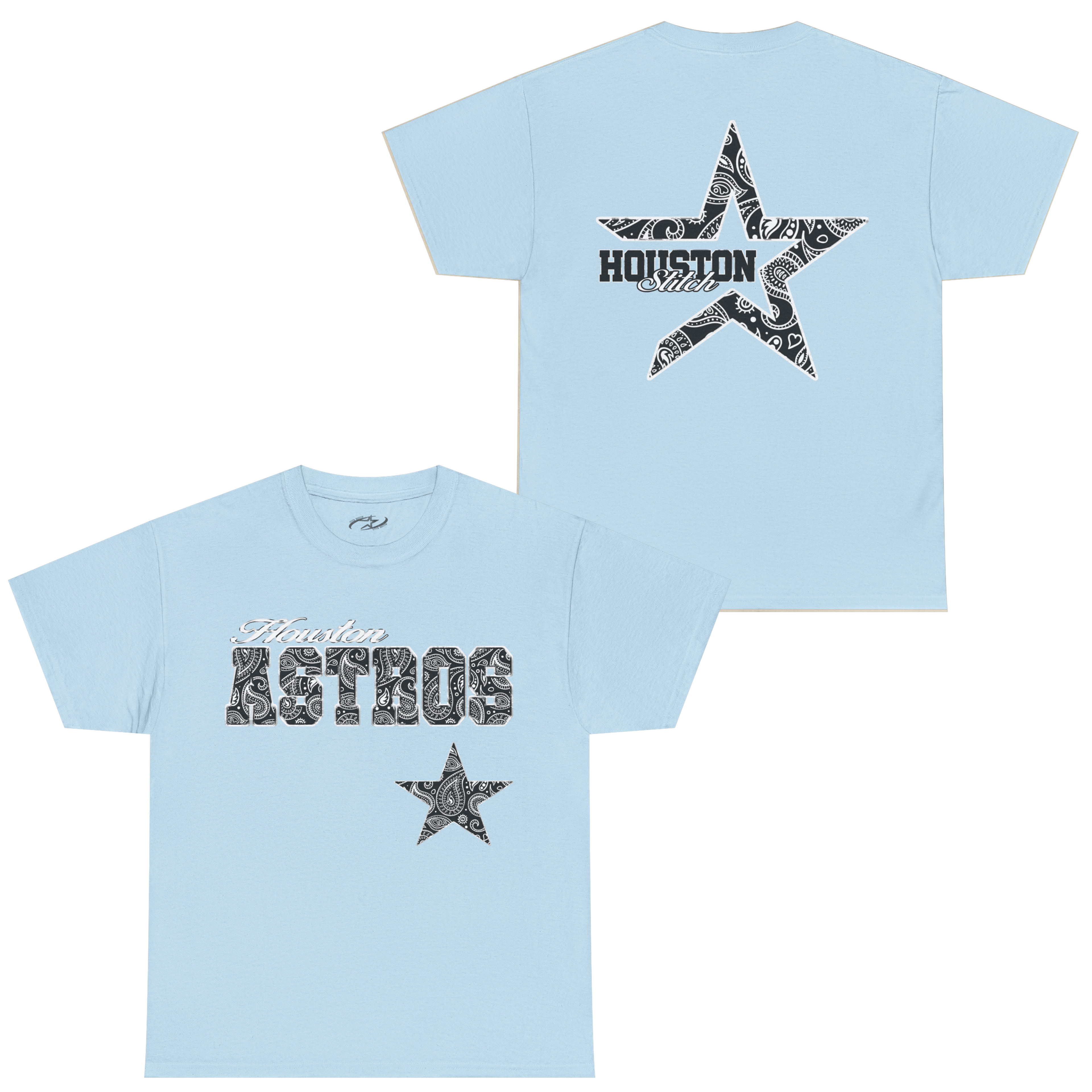 BLACK PAISLEY STROS STAR STANDARD TEE