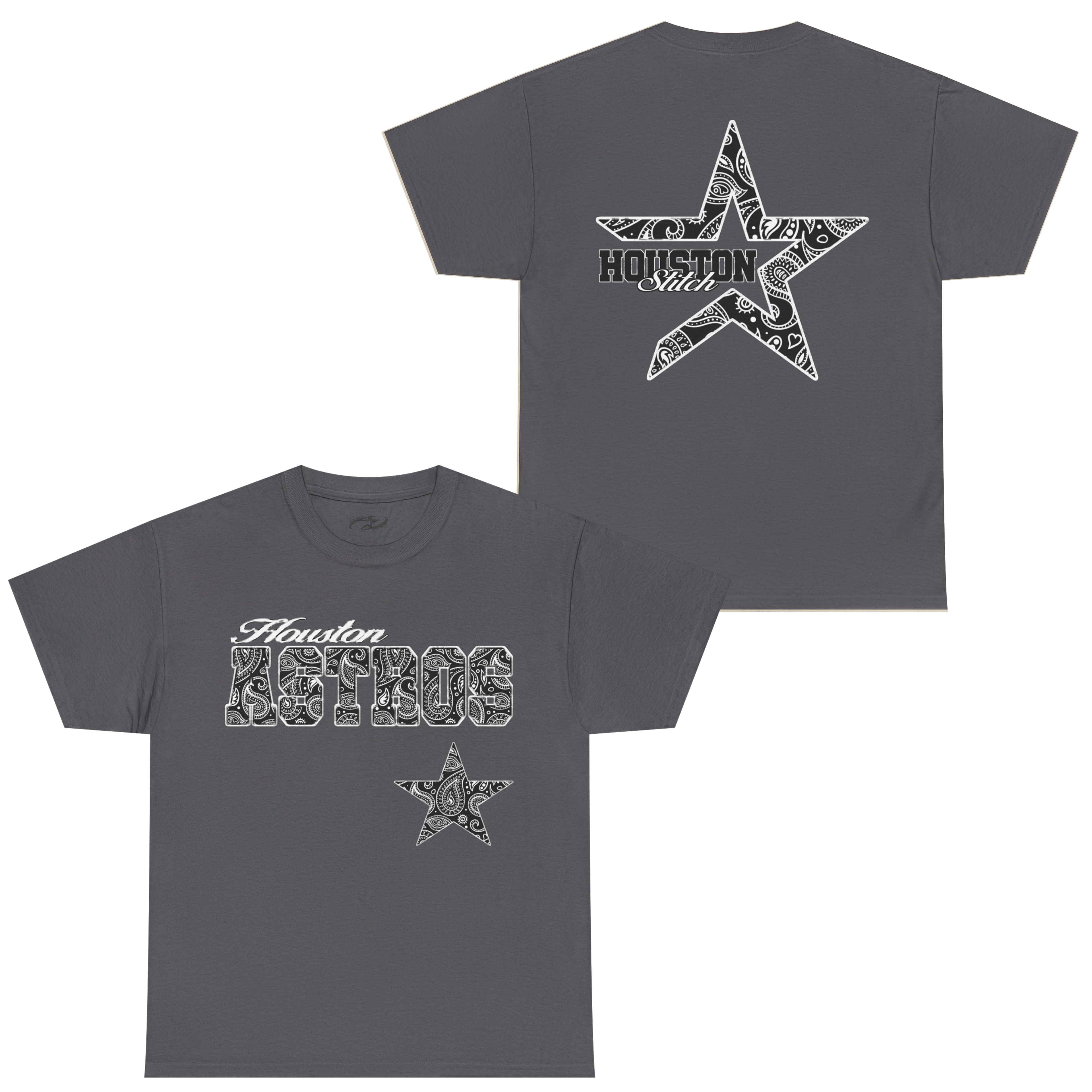 BLACK PAISLEY STROS STAR STANDARD TEE