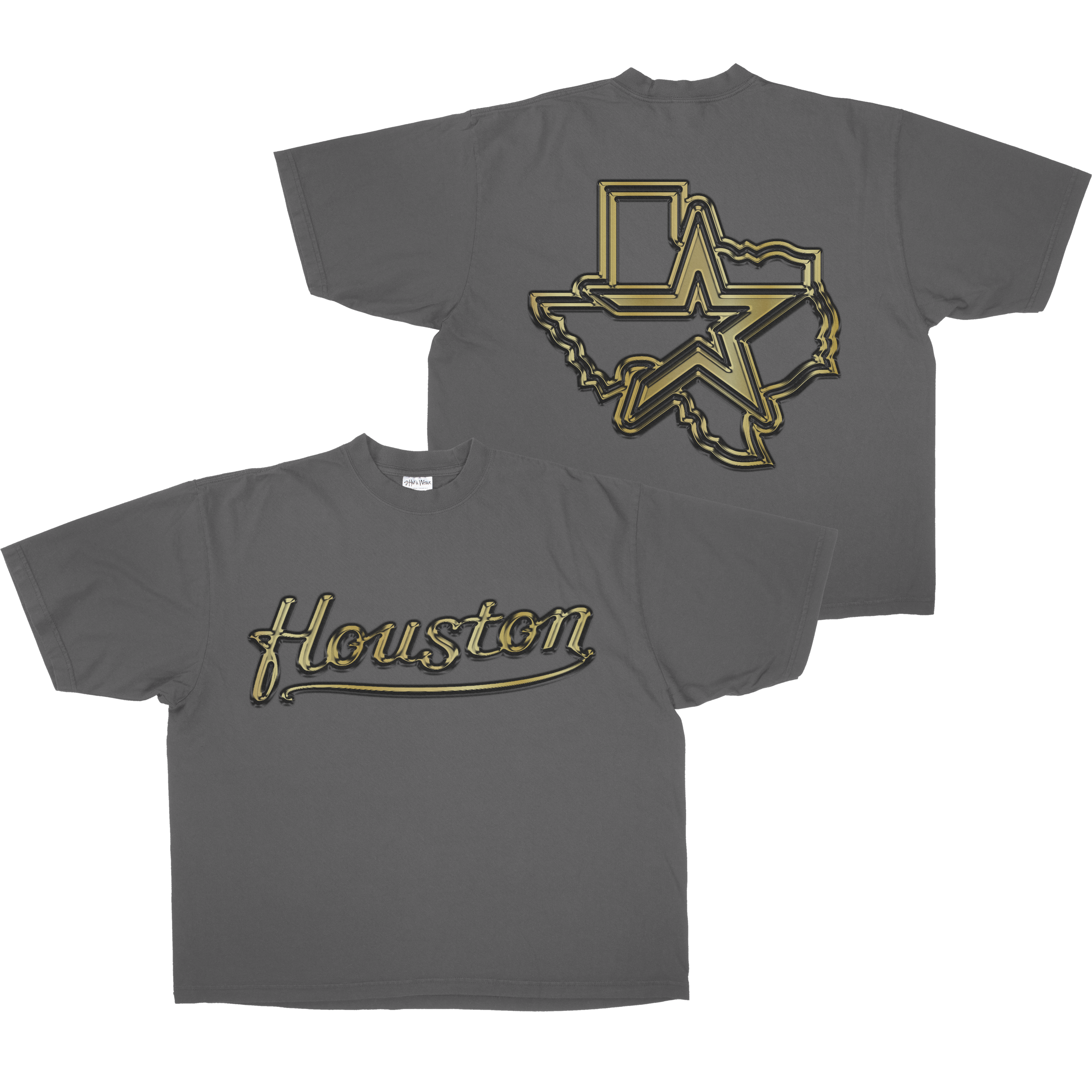 GOLD HOUSTON SHAKA TEE