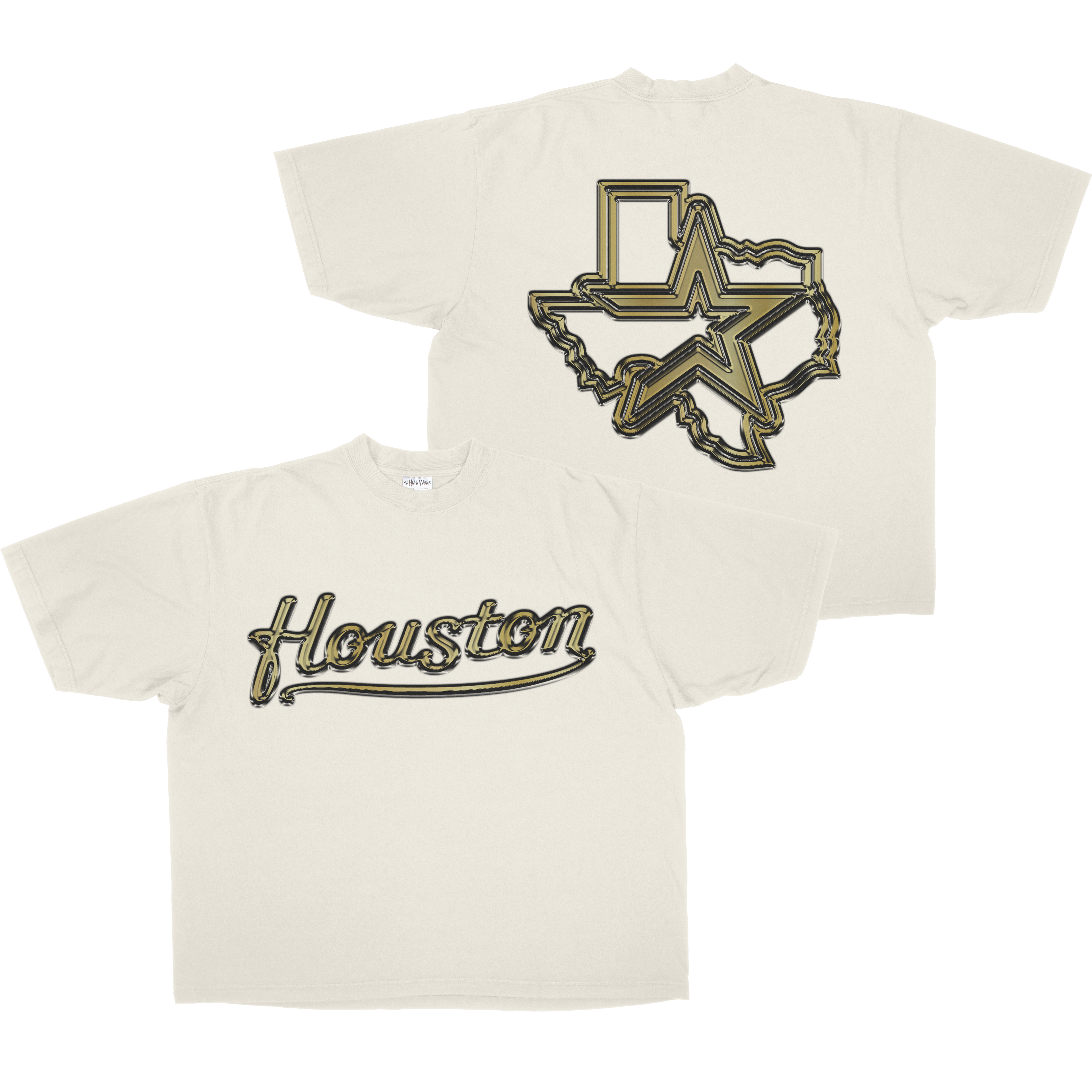 GOLD HOUSTON SHAKA TEE