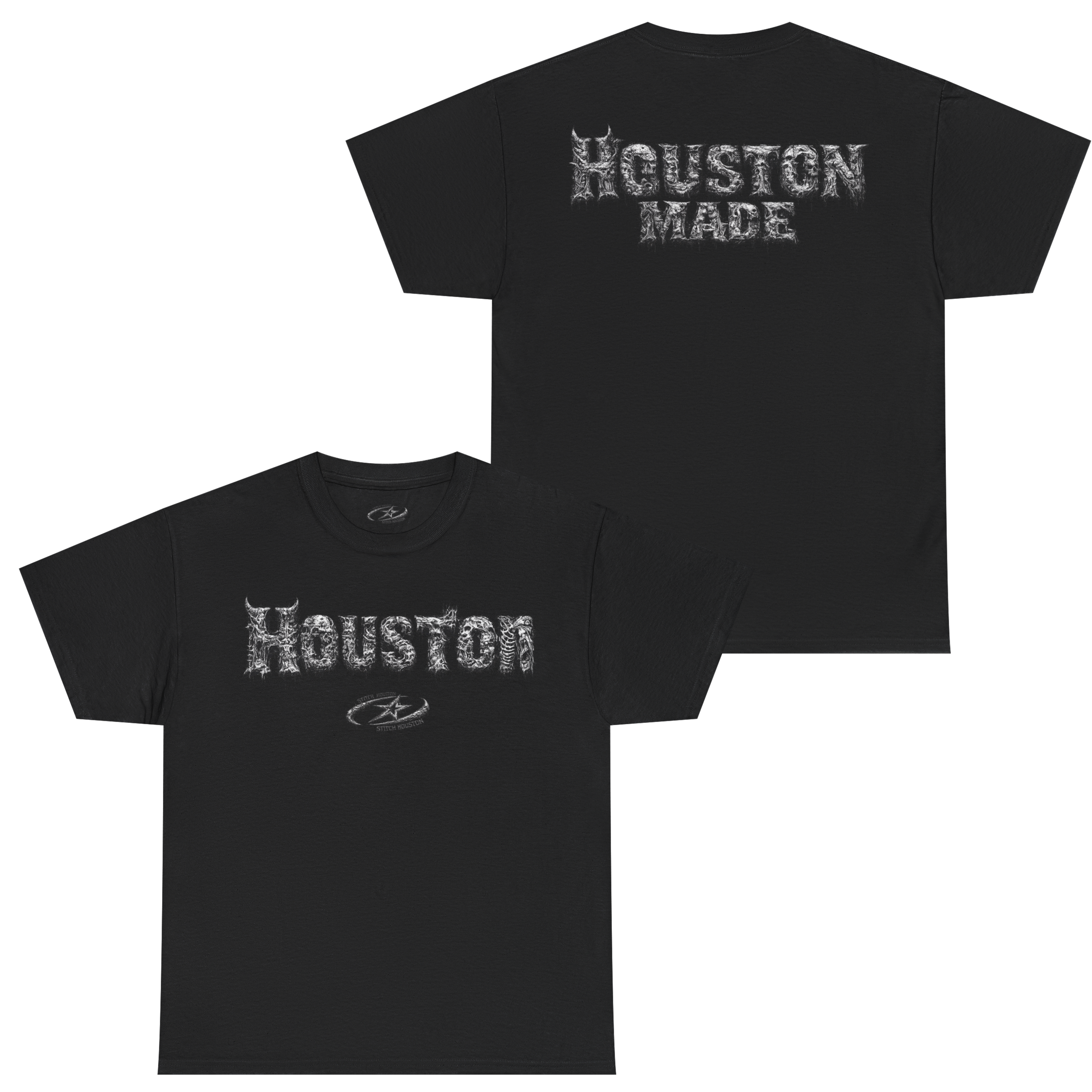 HOUSTON MADE SKULL WEB STANDARD TEE