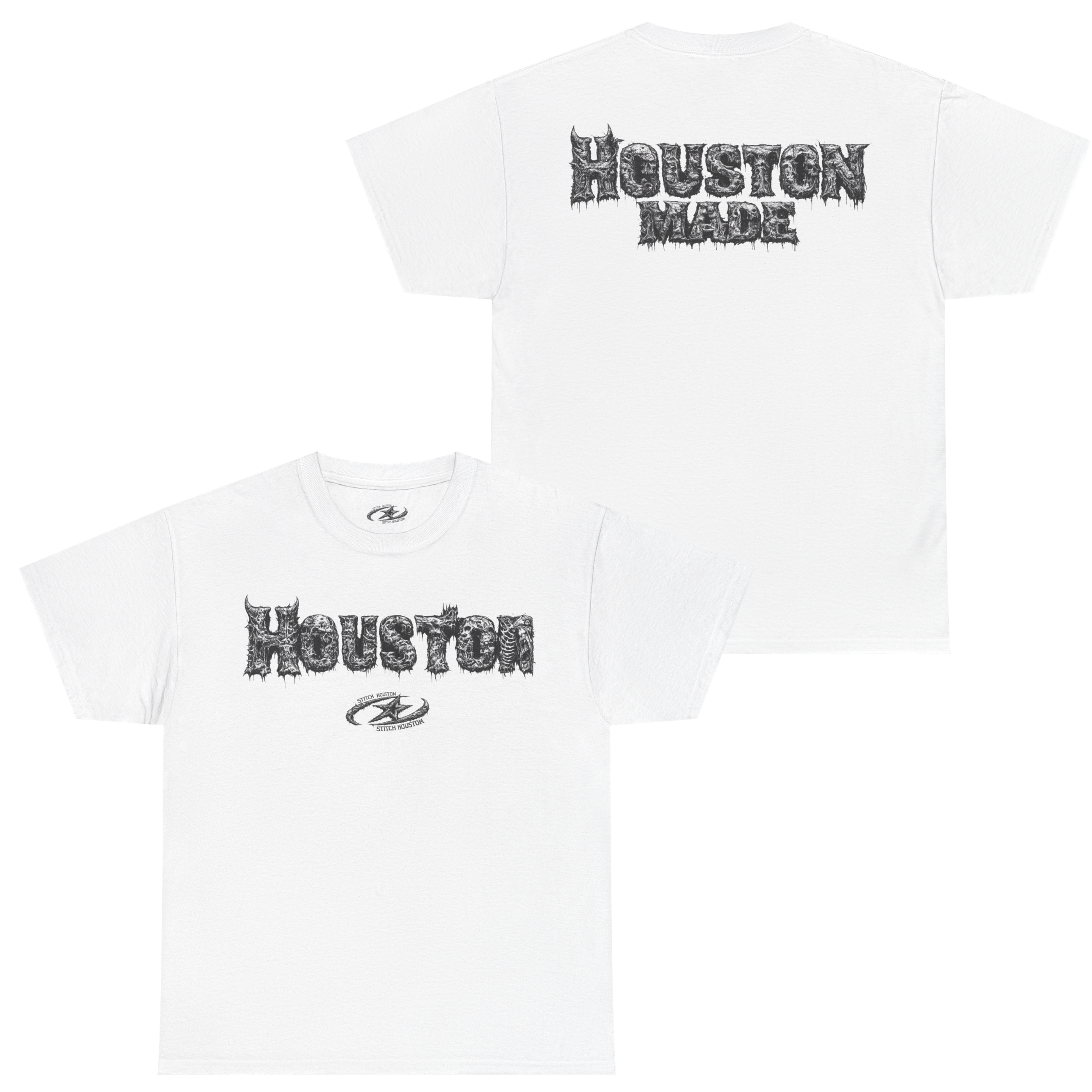 HOUSTON MADE SKULL WEB STANDARD TEE