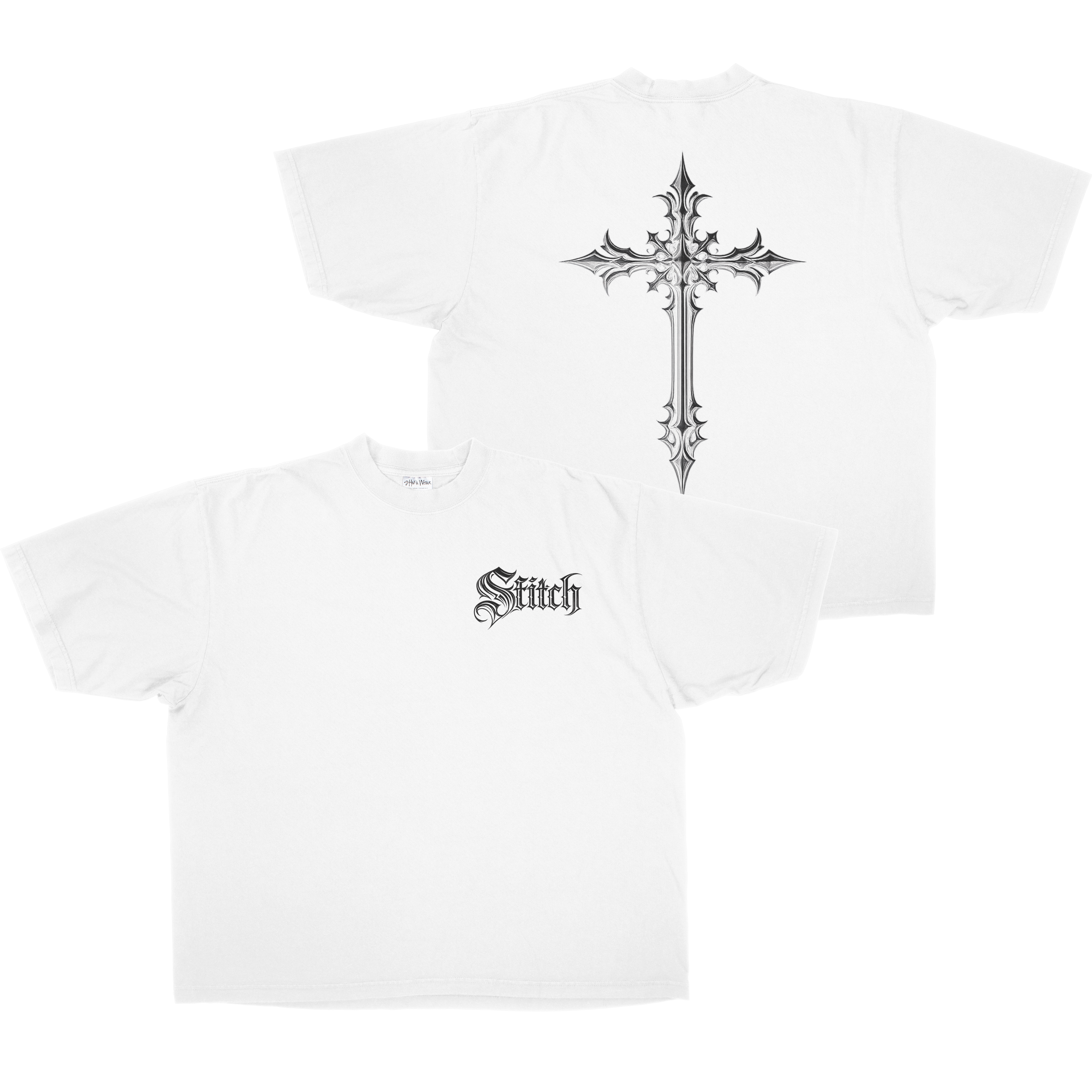 STITCH CROSS HEAVYWEIGHT SHAKAWEAR TEE
