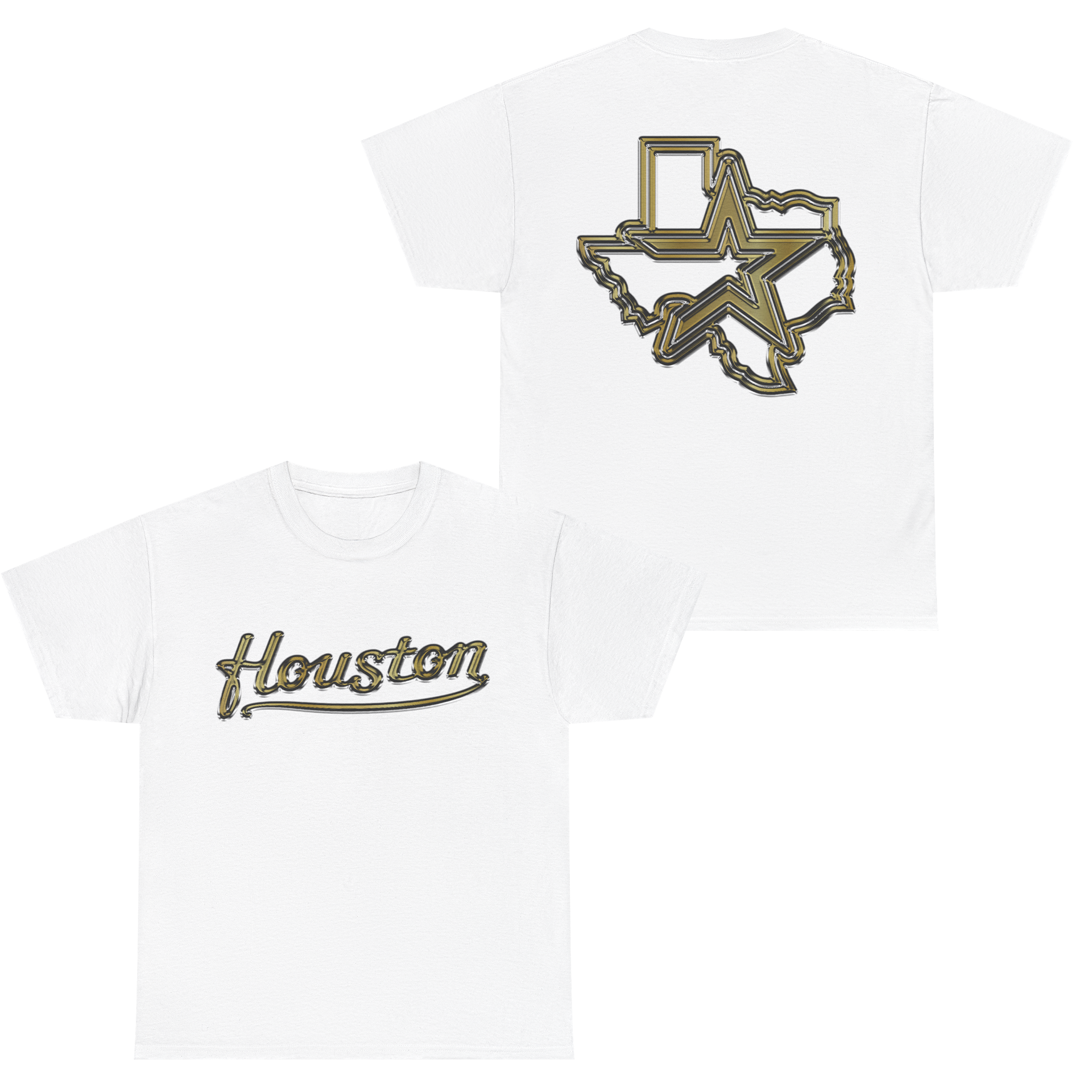 GOLD HOUSTON STANDARD TEE