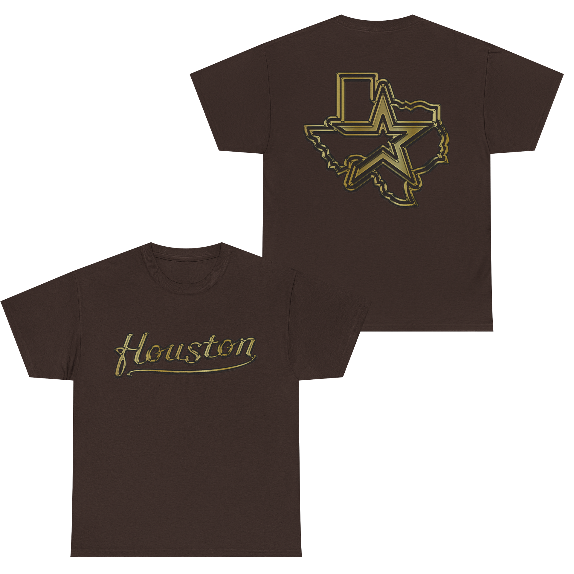 GOLD HOUSTON STANDARD TEE