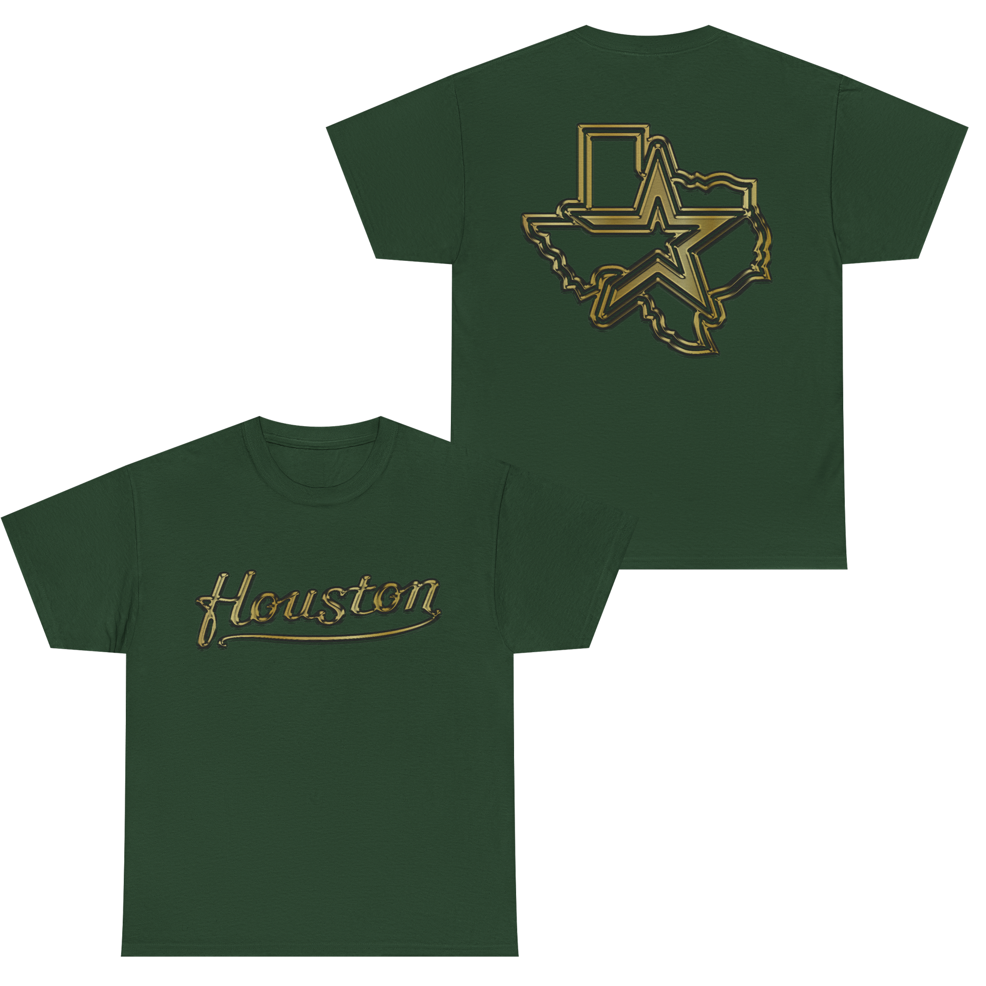 GOLD HOUSTON STANDARD TEE