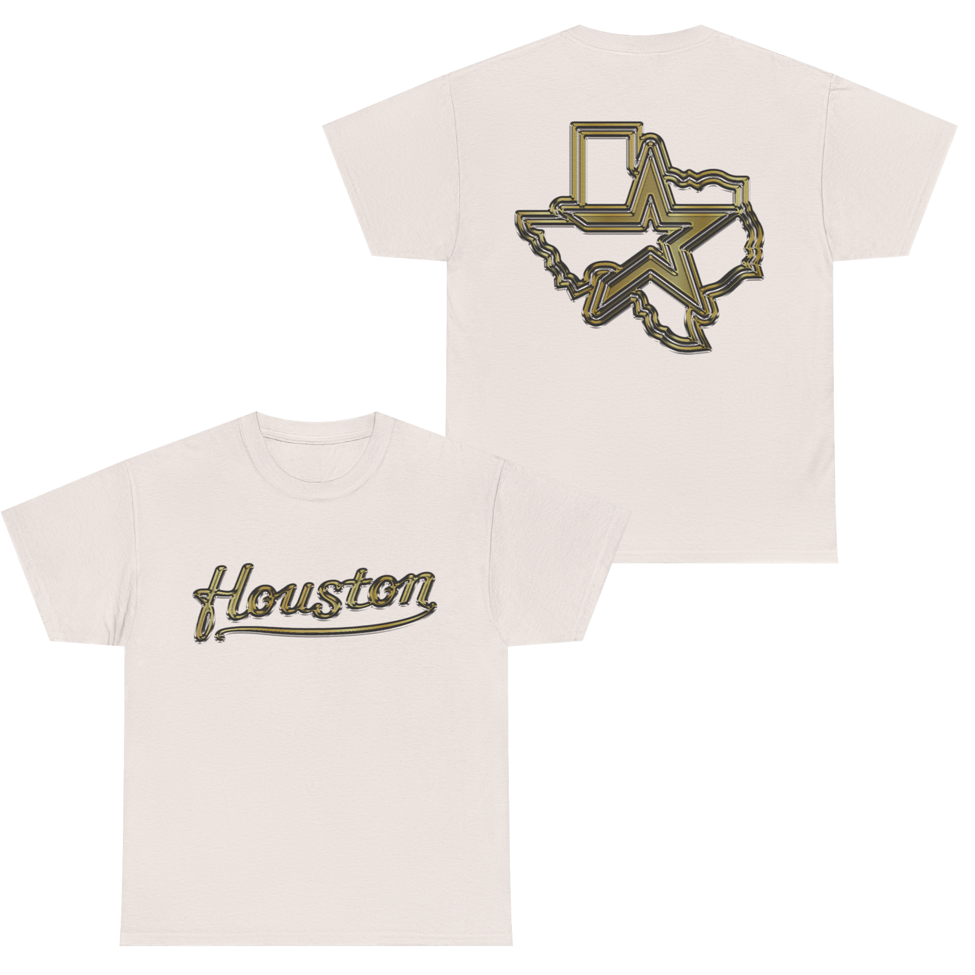 GOLD HOUSTON STANDARD TEE