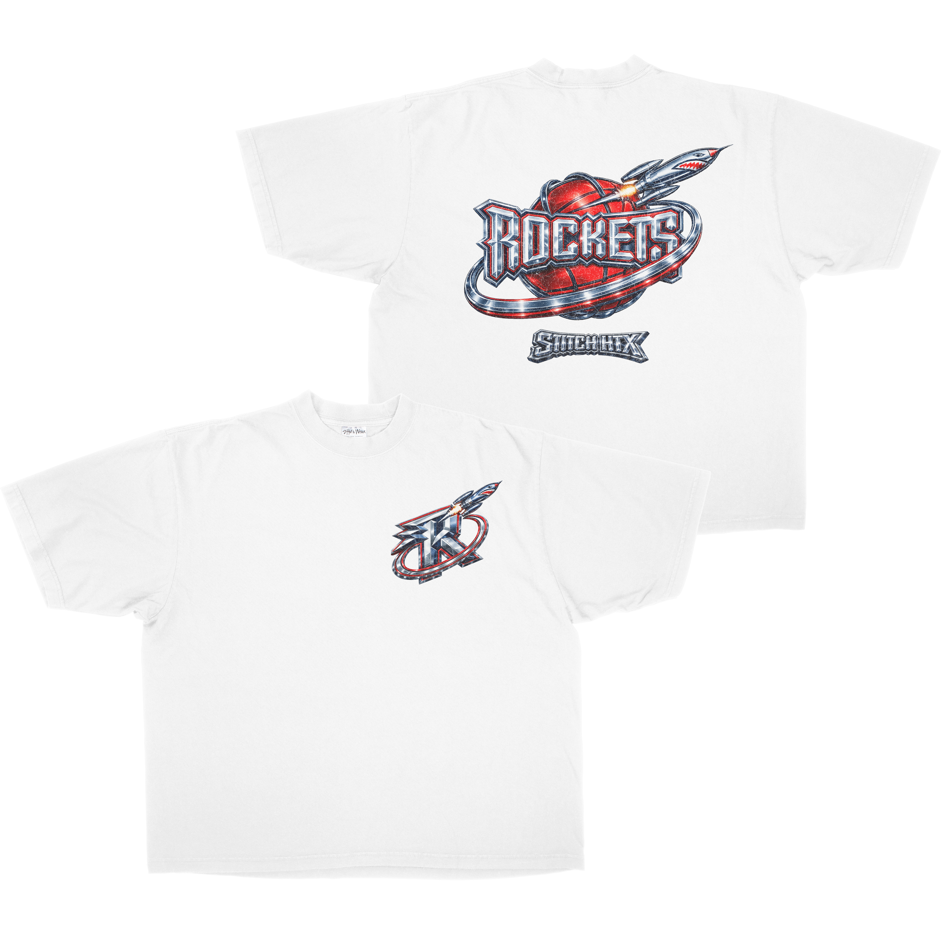 CHROME RETRO RKTS HEAVYWEIGHT SHAKAWEAR TEE