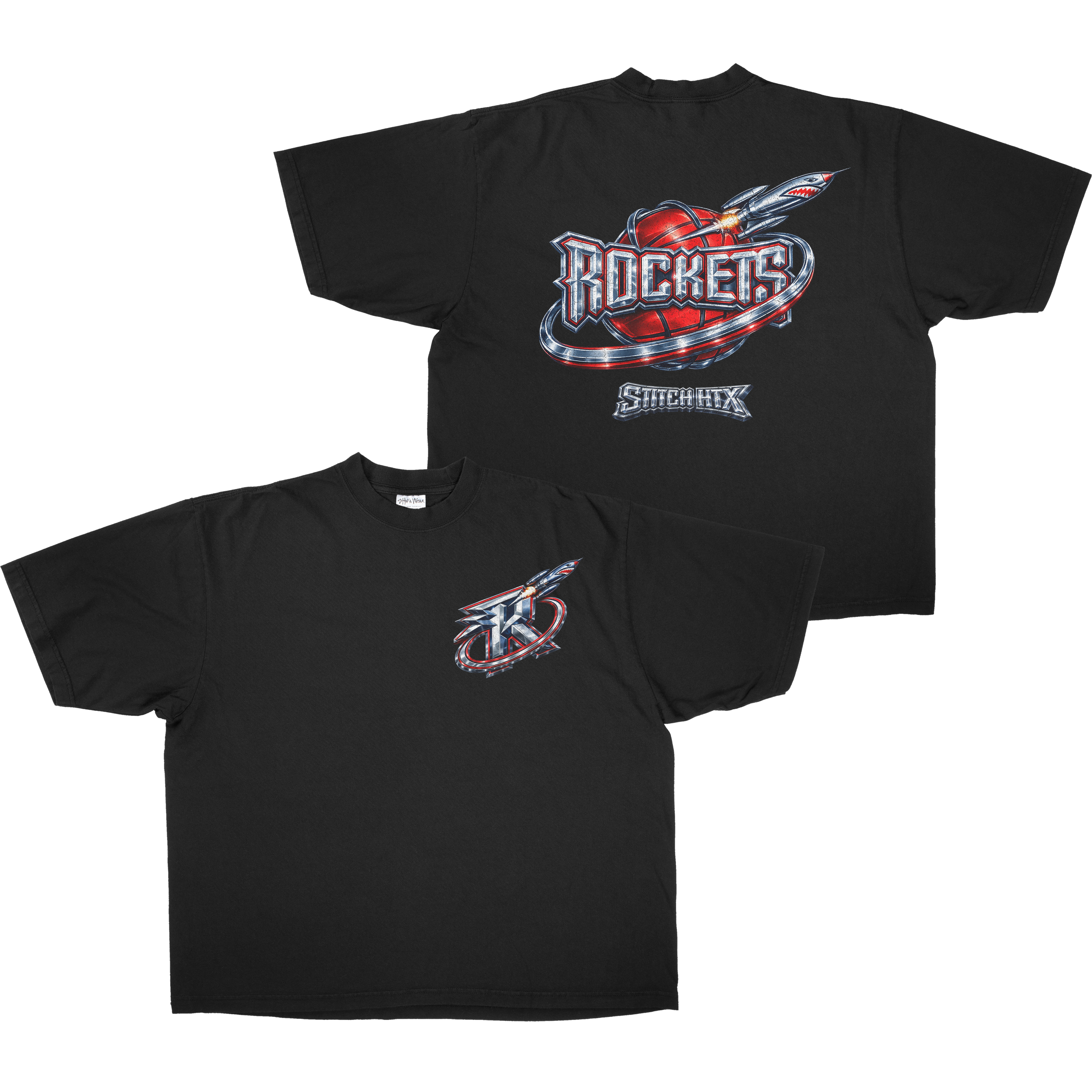 CHROME RETRO RKTS HEAVYWEIGHT SHAKAWEAR TEE