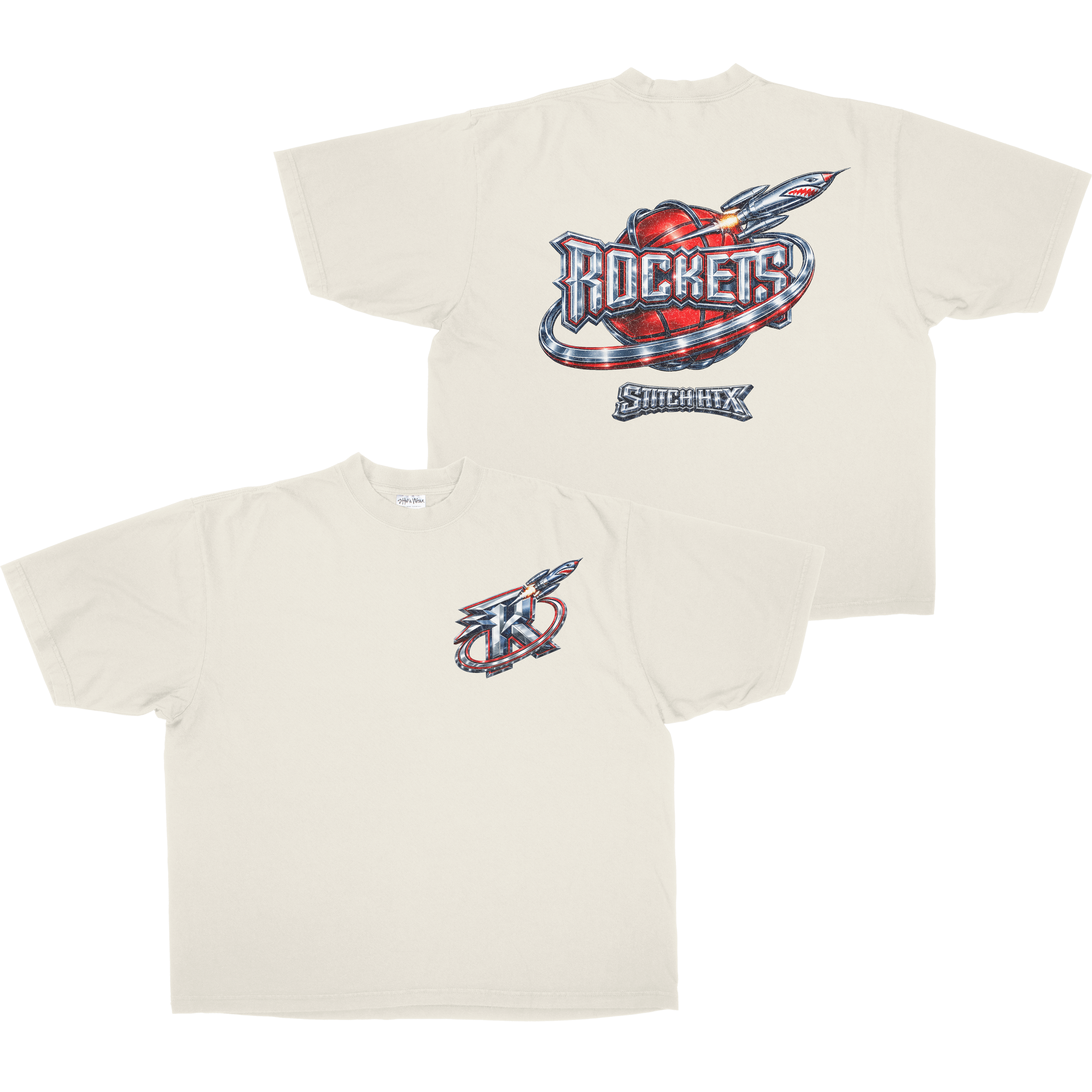 CHROME RETRO RKTS HEAVYWEIGHT SHAKAWEAR TEE