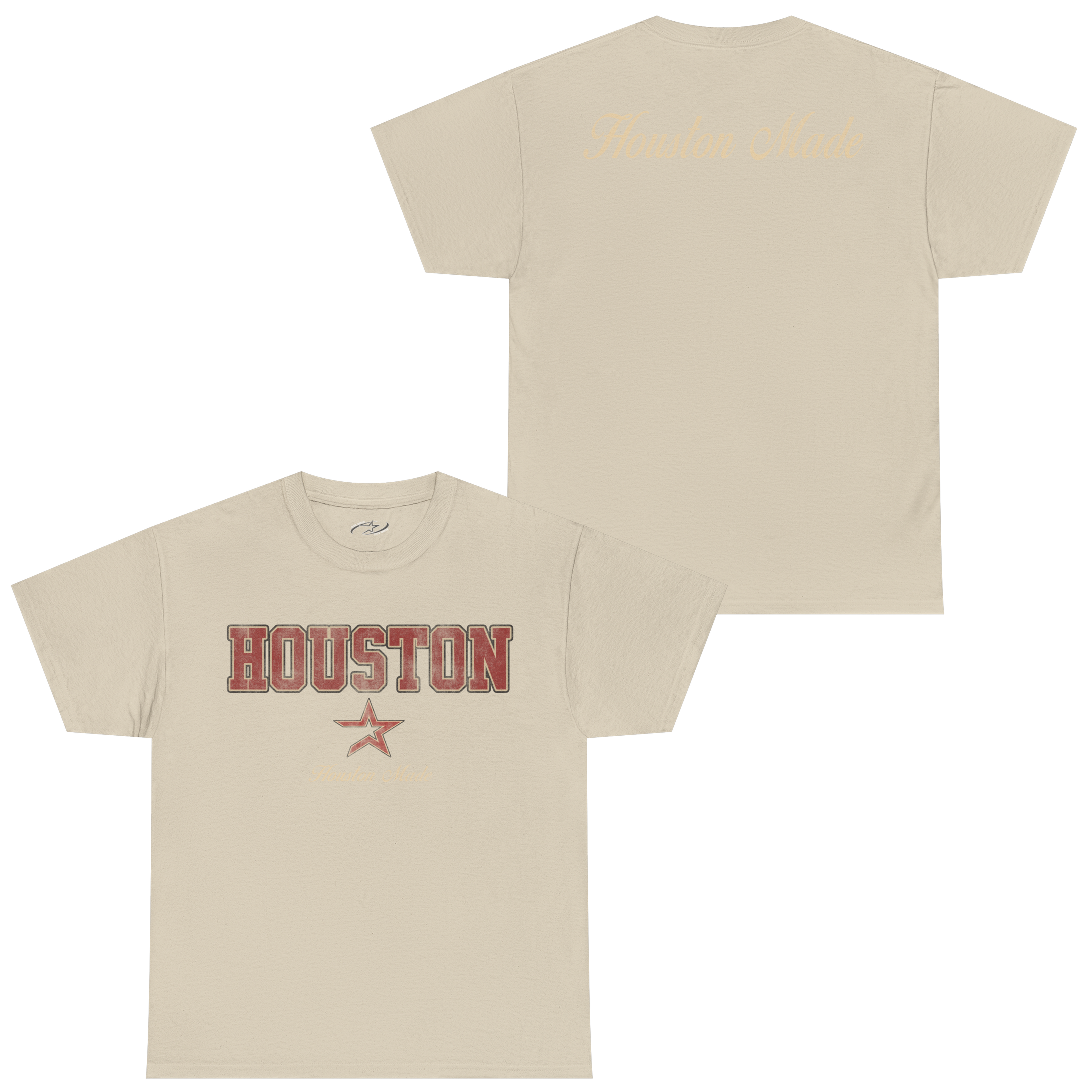 RED STROS HOUSTON MADE STANDARD TEE